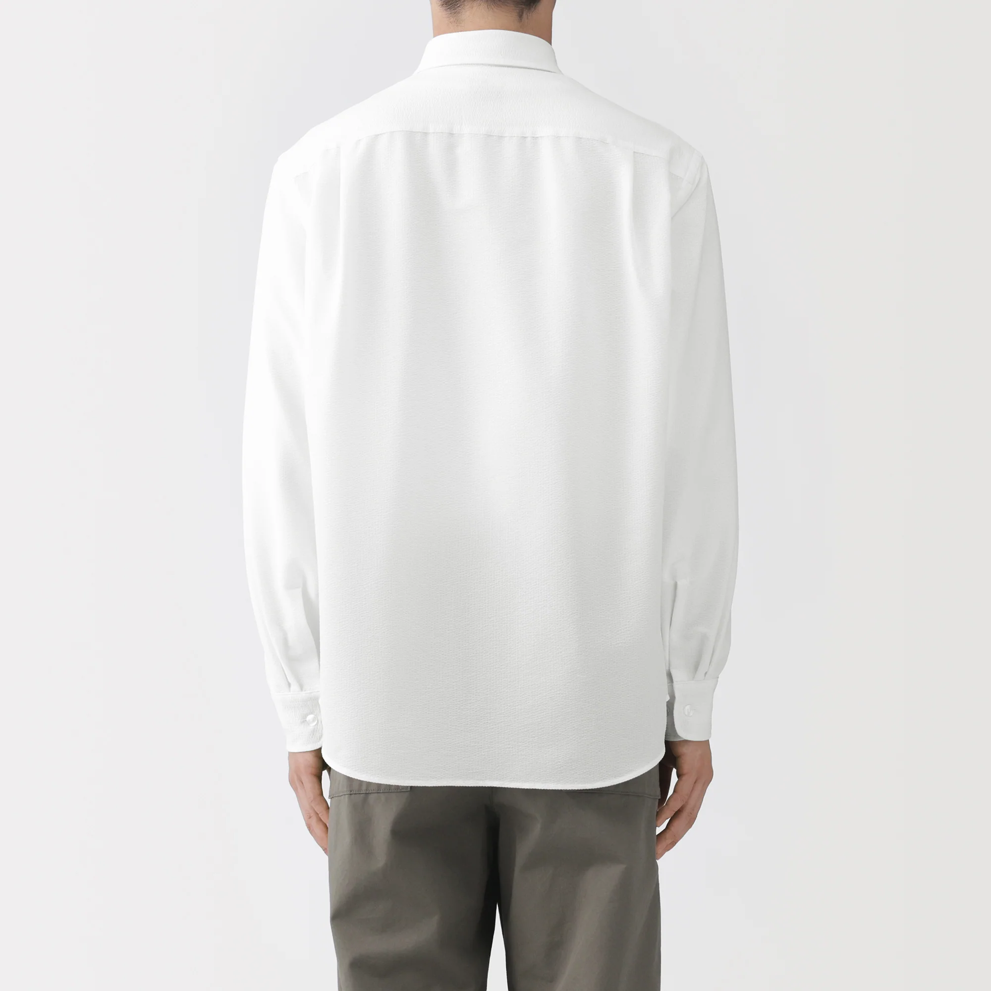 Breathable Seersucker Shirt - Image 20