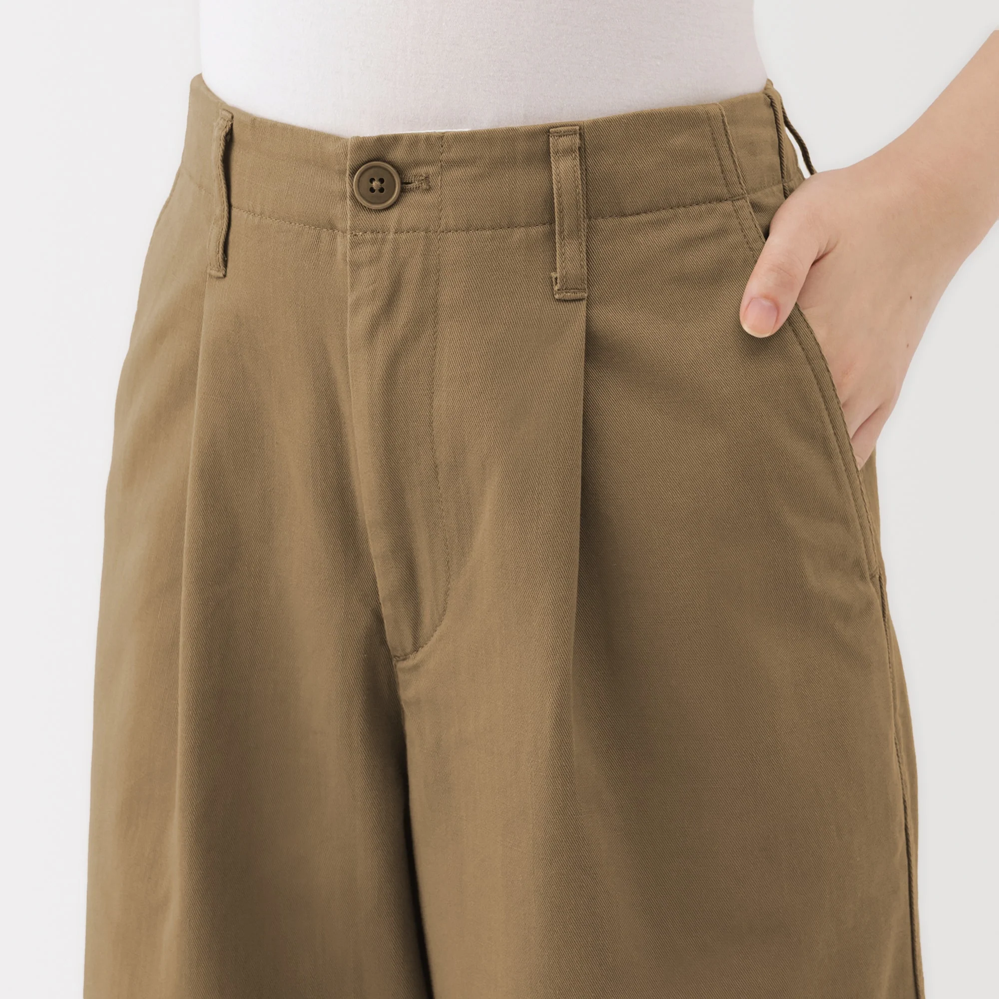 Chino Pleated Wide Pants - Image 16
