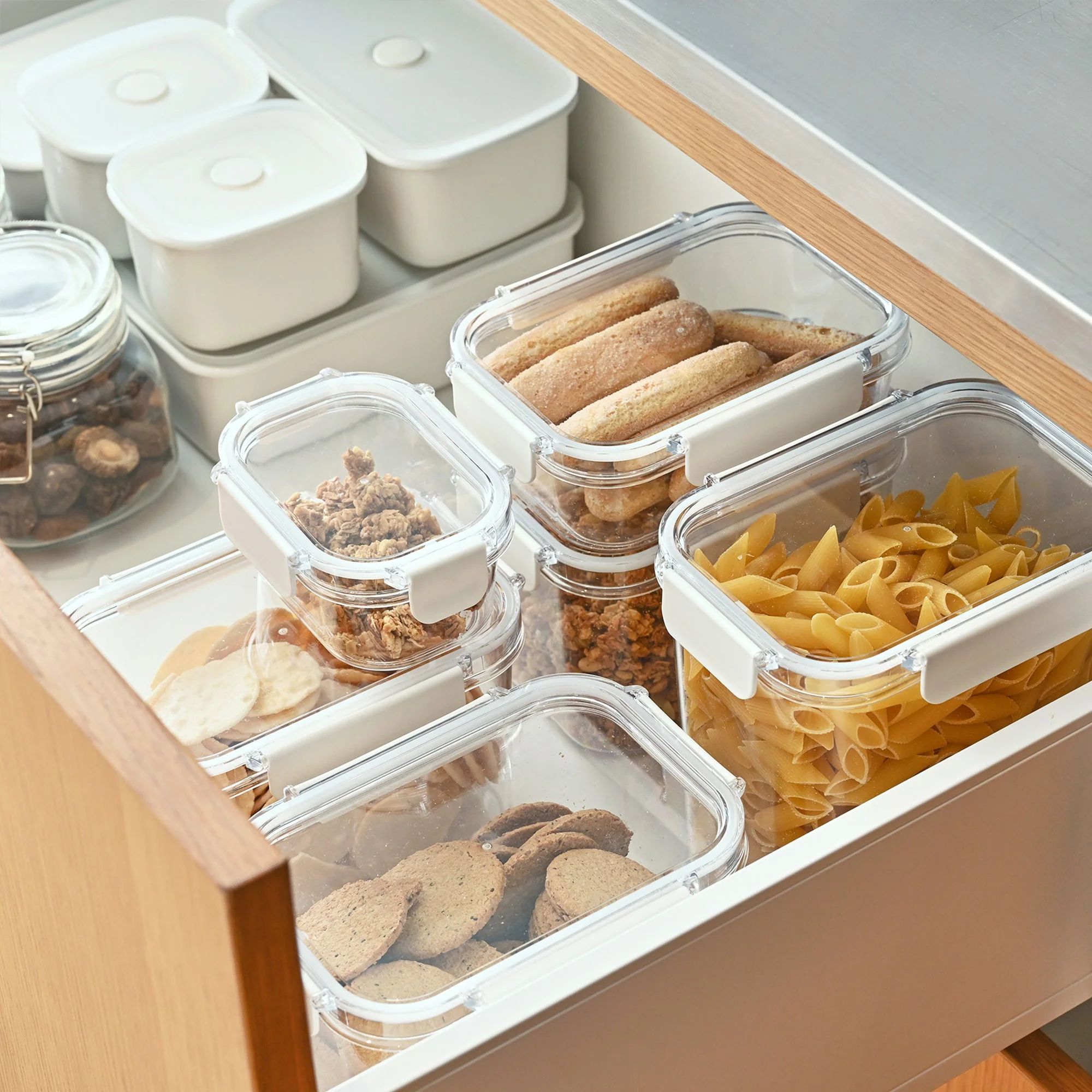 Clear Storage Container - 56.1 fl oz - Image 13
