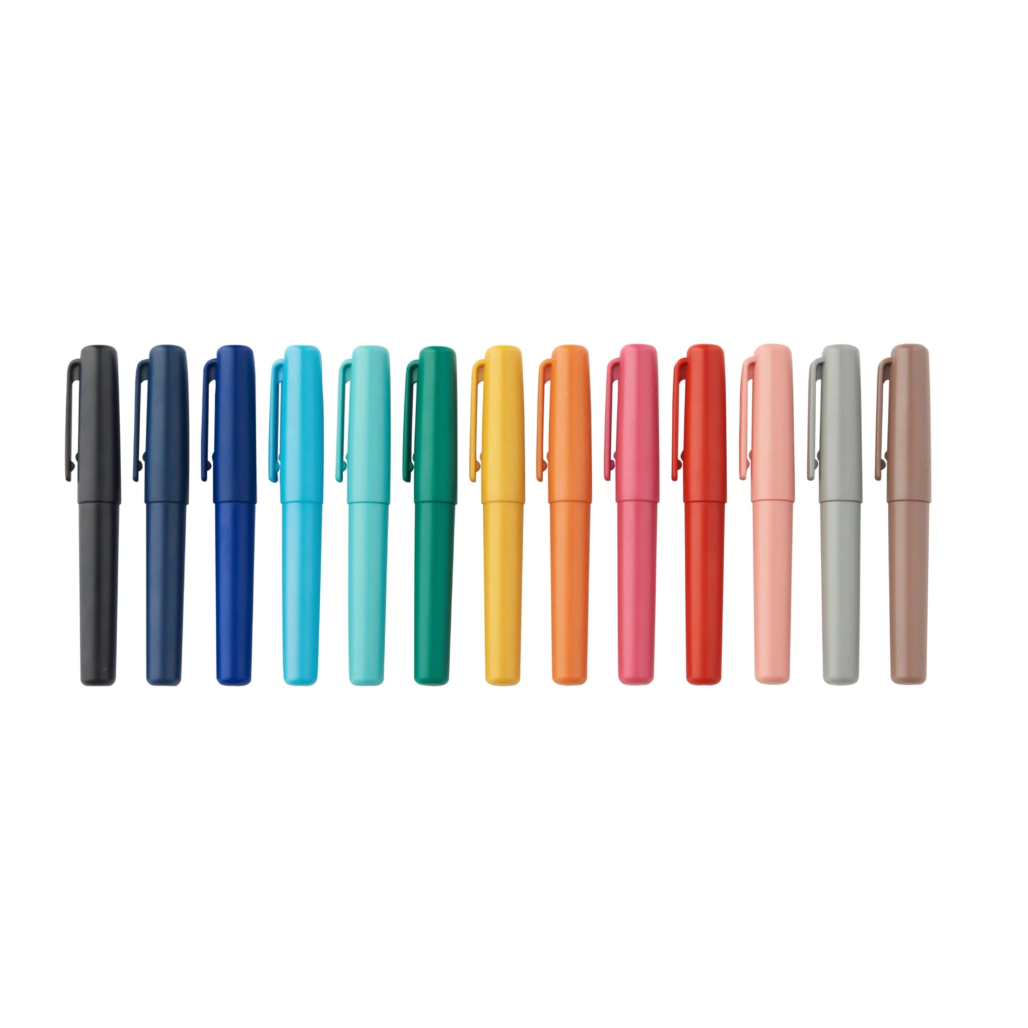 Compact Gel Ink Ballpoint Pen Cap Type 0.5mm - Yellow - Image 7