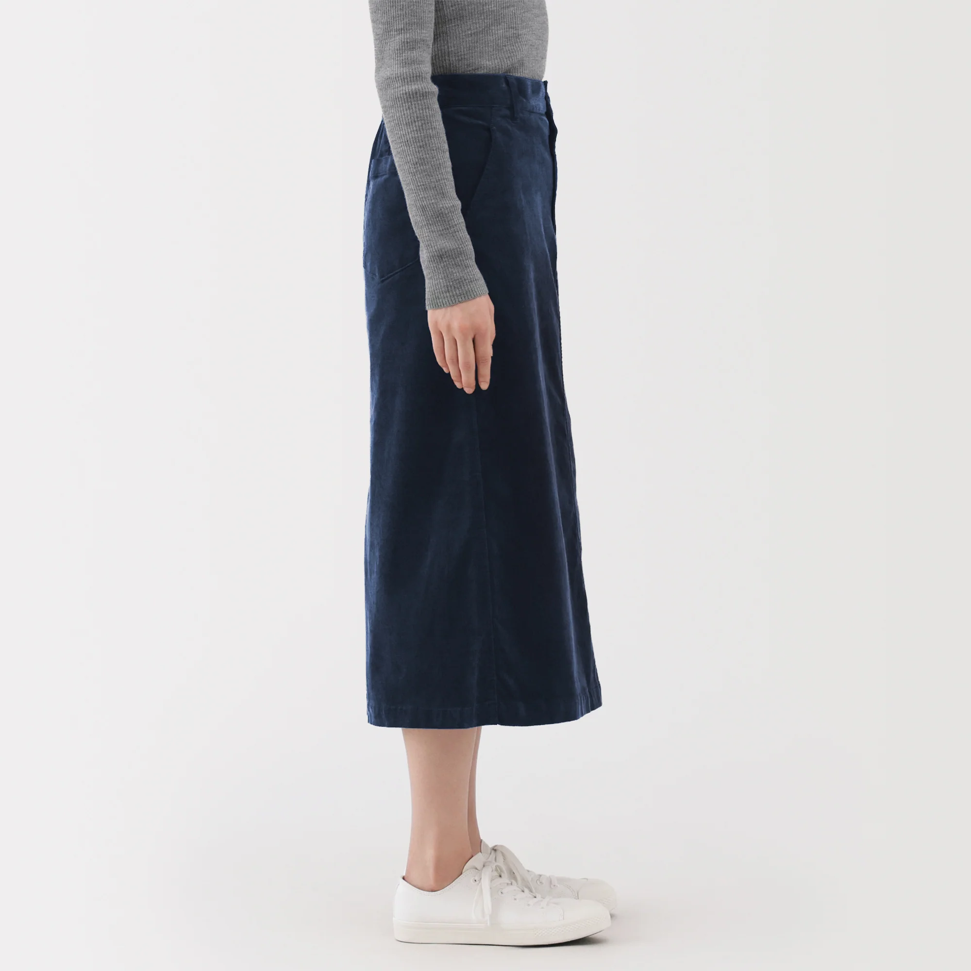 Corduroy Pencil Skirt - Image 29