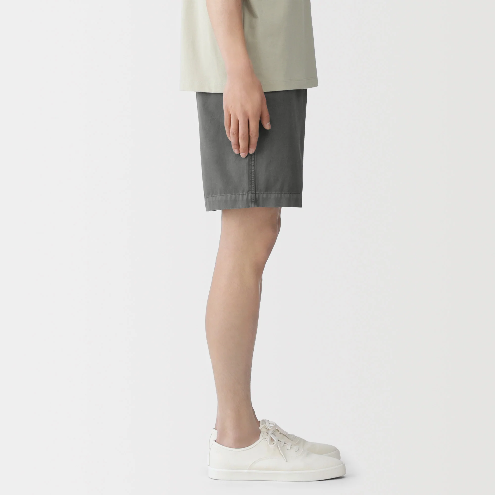 Cotton Garment-Dyed Shorts - Image 5