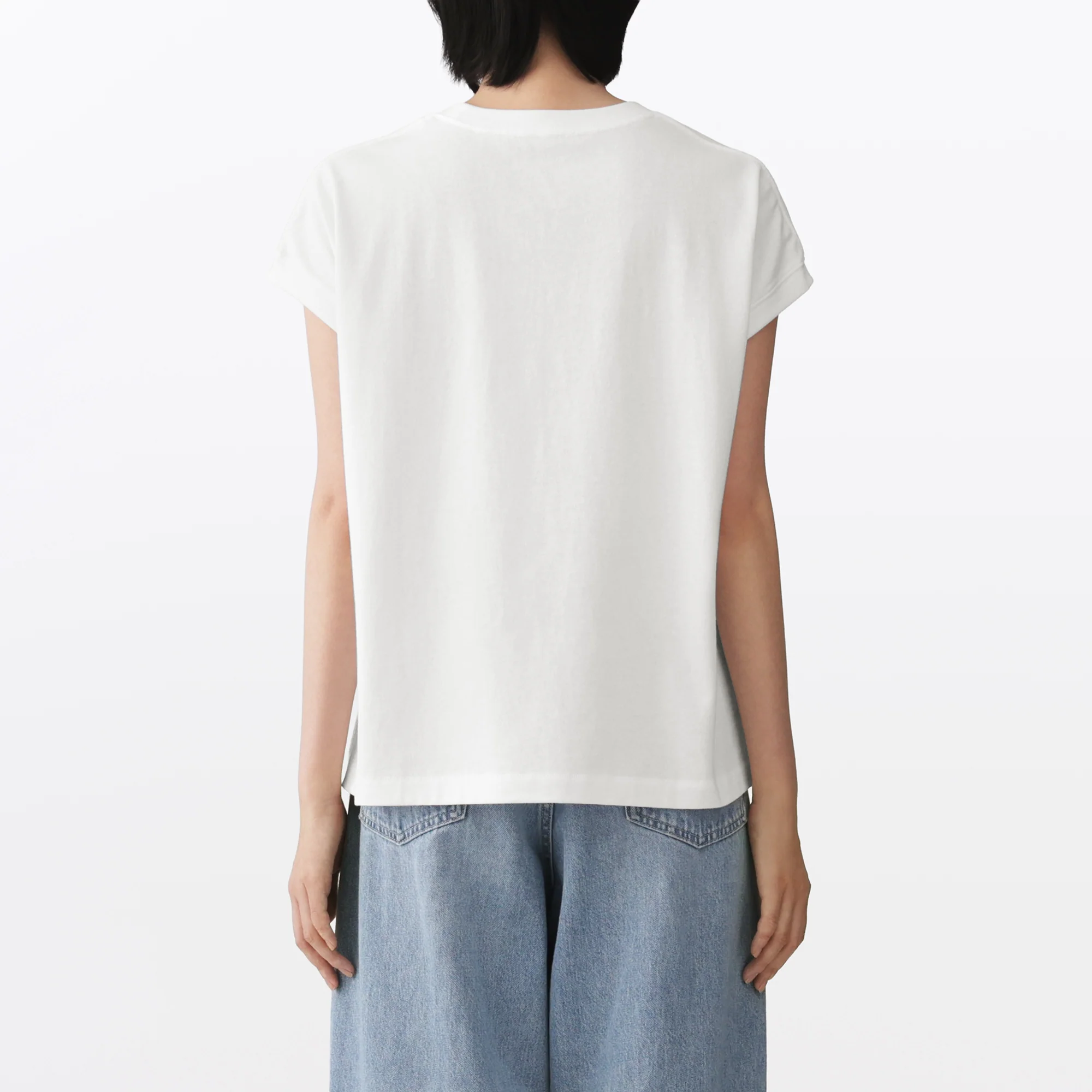 Cotton Jersey French Sleeve T-Shirt - Image 31