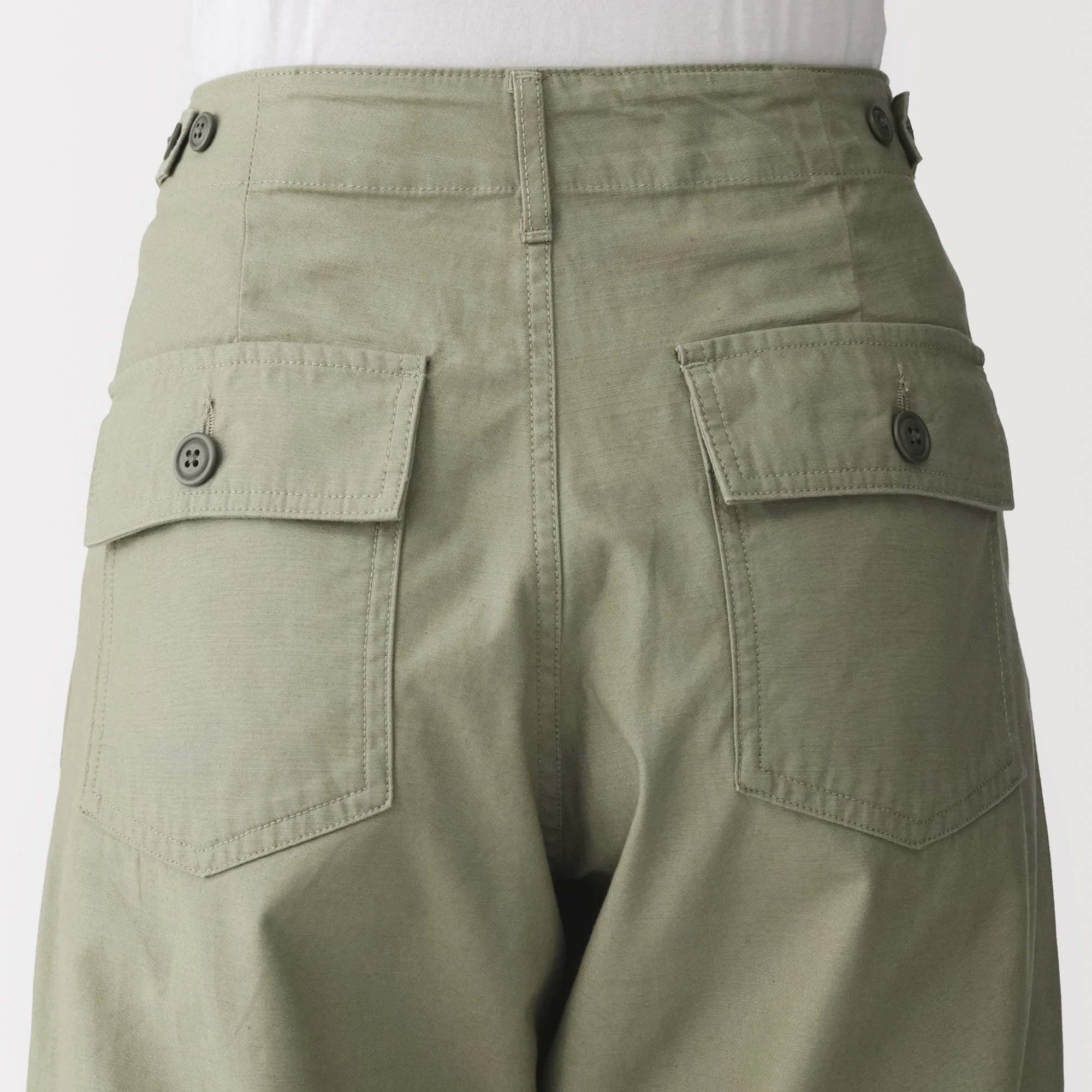 Cotton Satin Baker Pants - Image 38