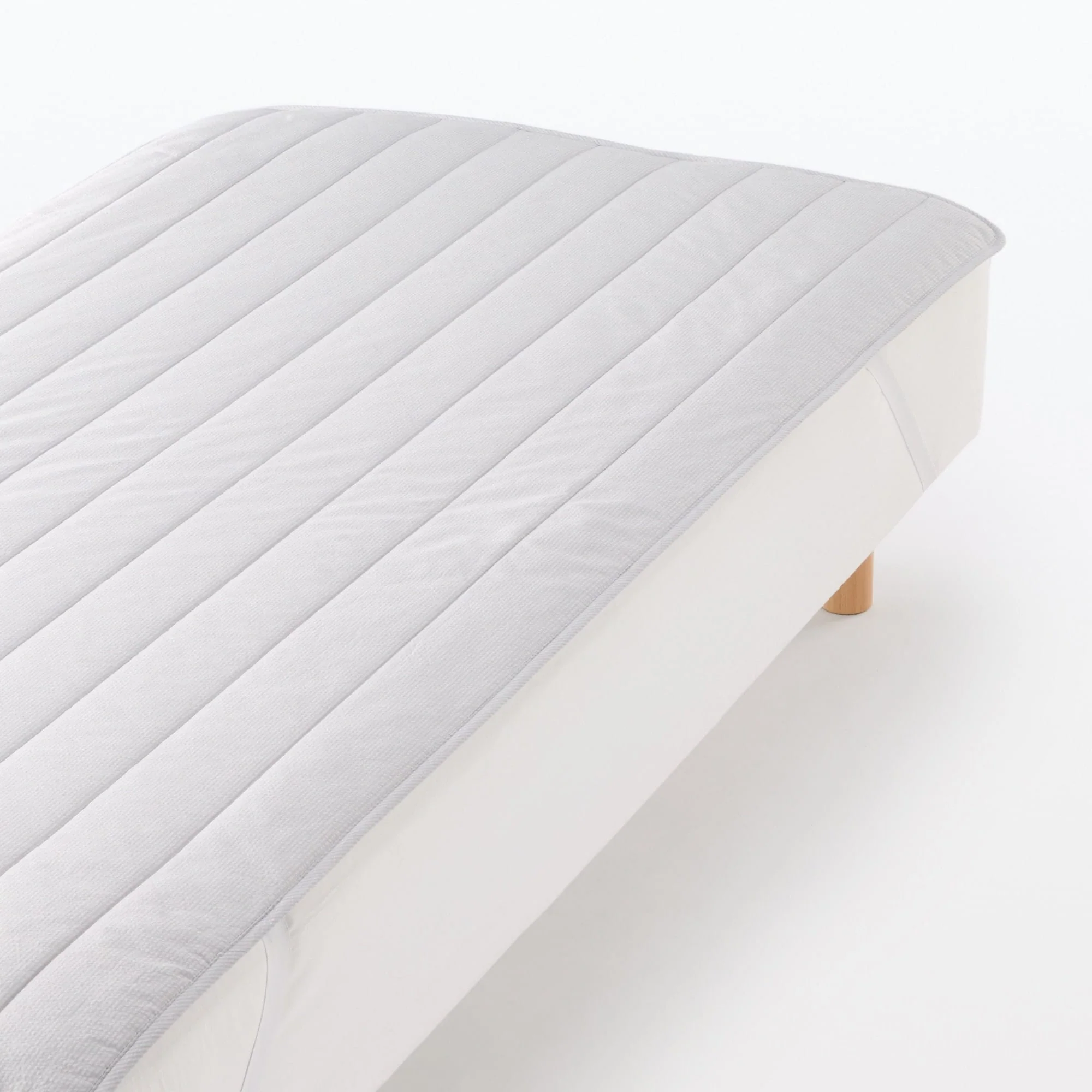 Cotton Seersucker Quilted Pad - Double