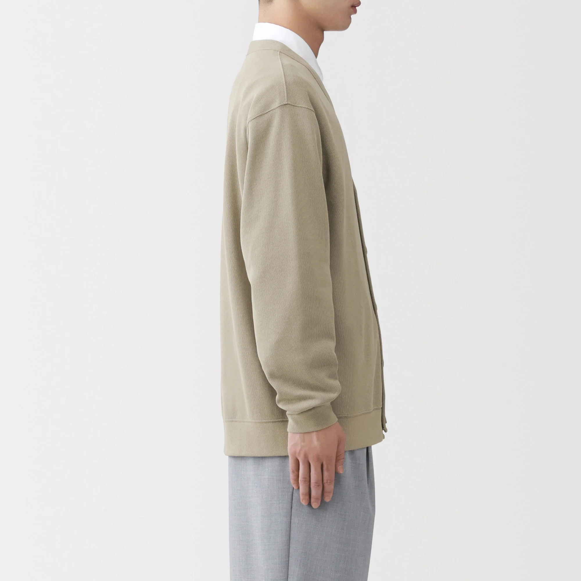 Double Knit V-Neck Cardigan - Image 5