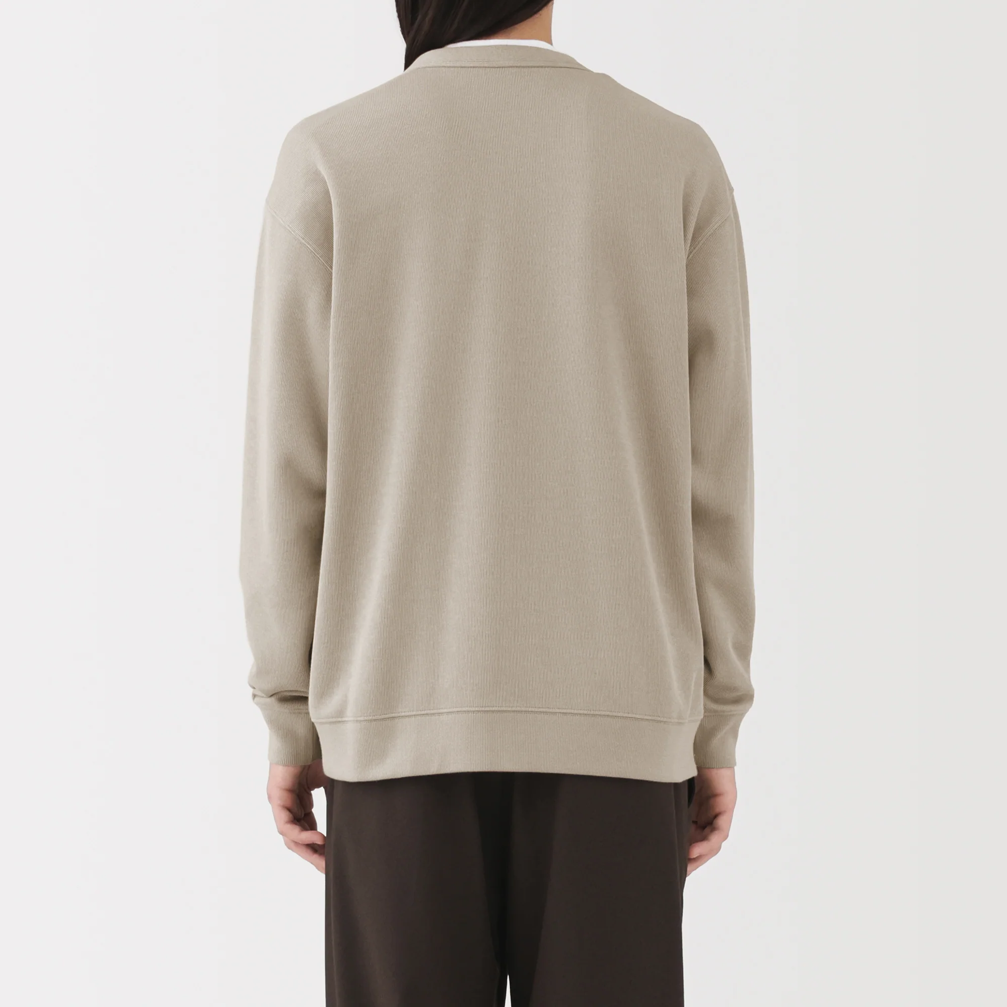 Double Knitted V-Neck Cardigan - Image 36