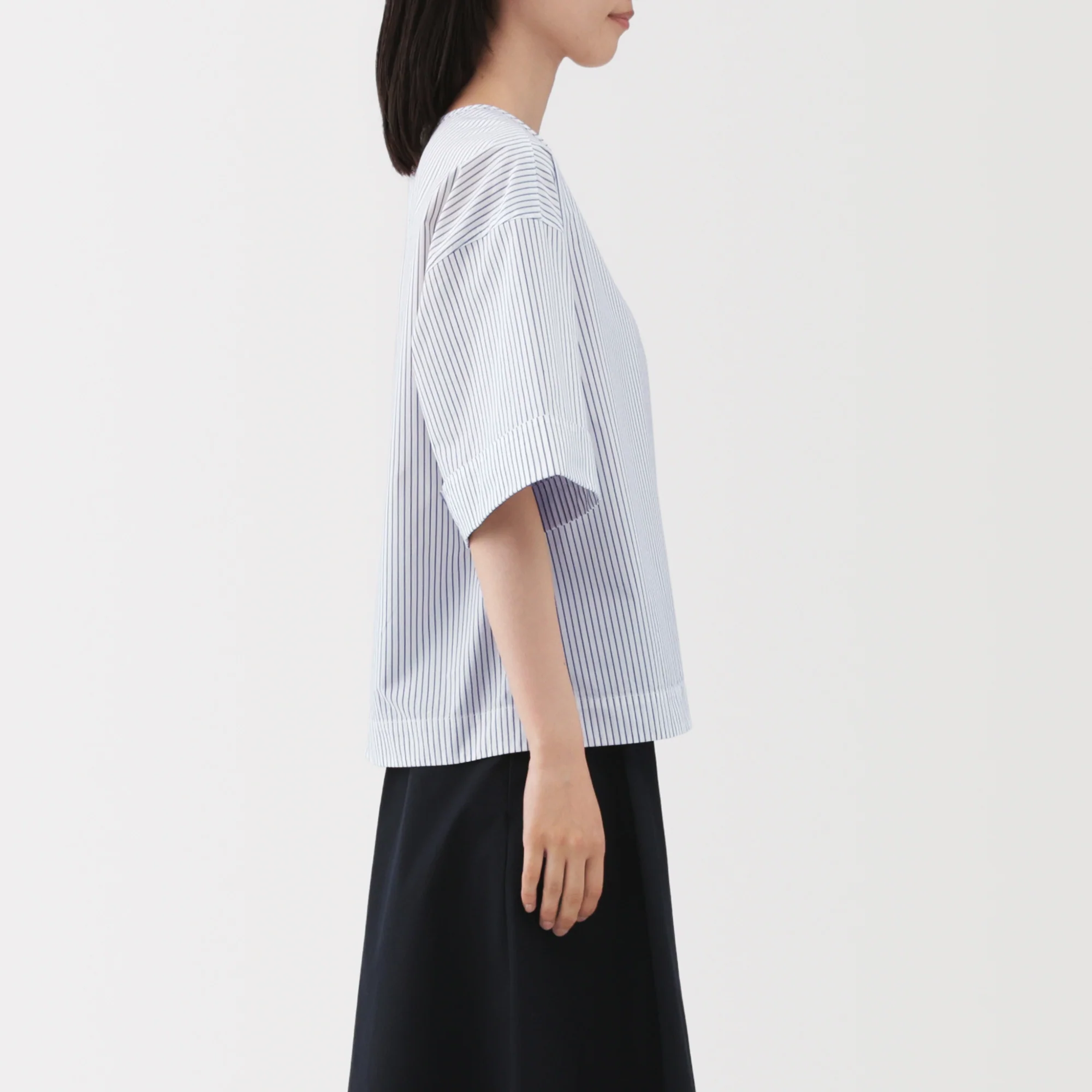 Broadcloth Half Sleeve Blouse - Image 23