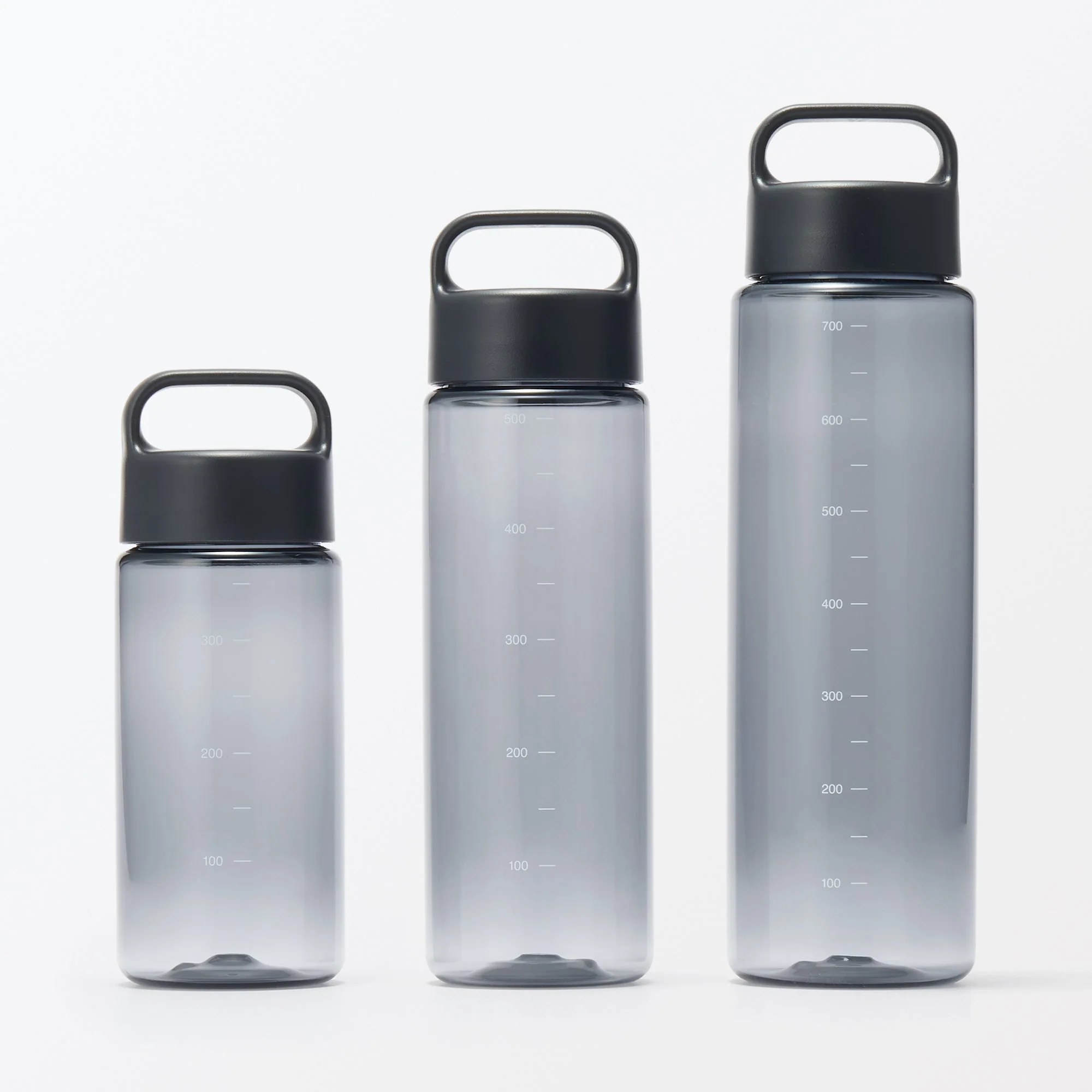 Easy-to-Carry Water Bottle With Scale - Black (11.8 fl oz) - Image 7