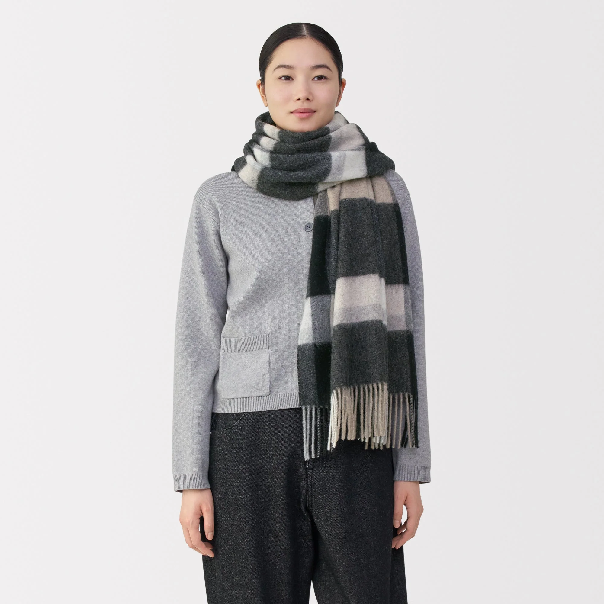 Fluffy Wool Blanket Stole - Image 18