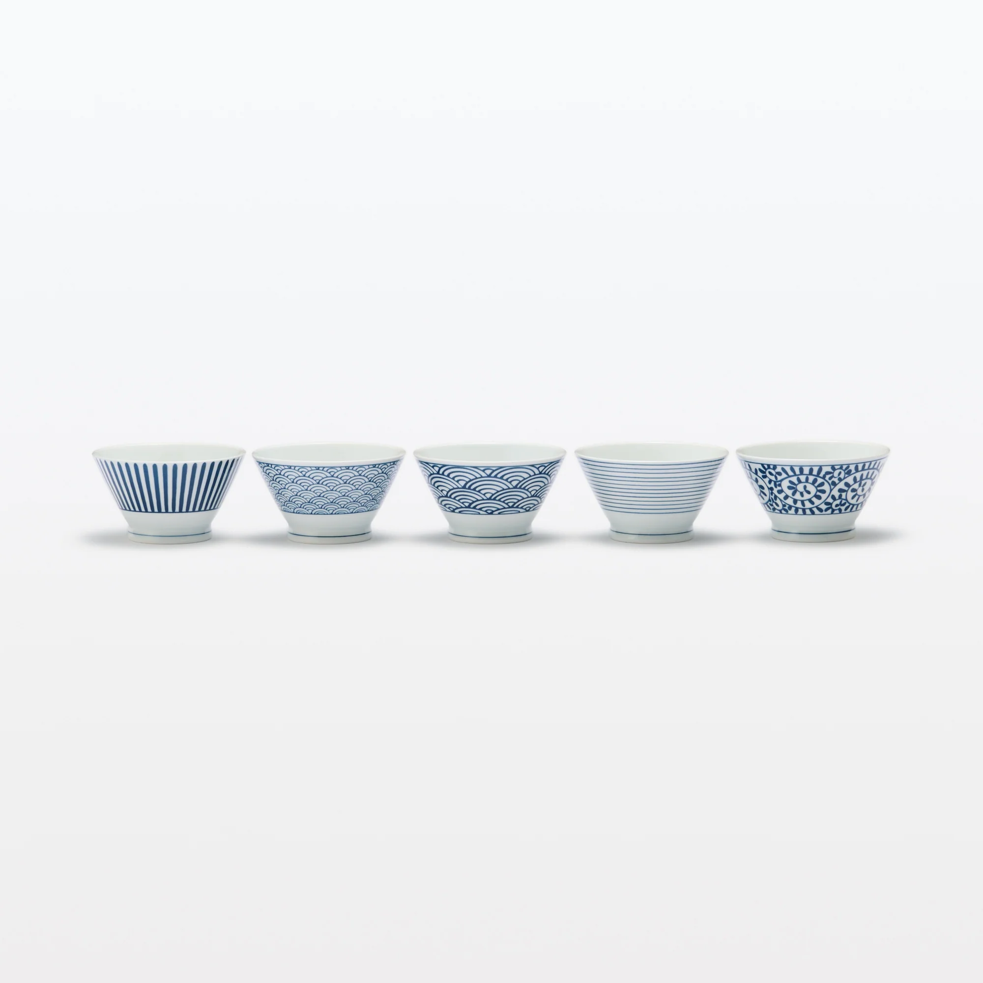 Hasami Ware Rice Bowl - Arabesque Pattern - Image 12