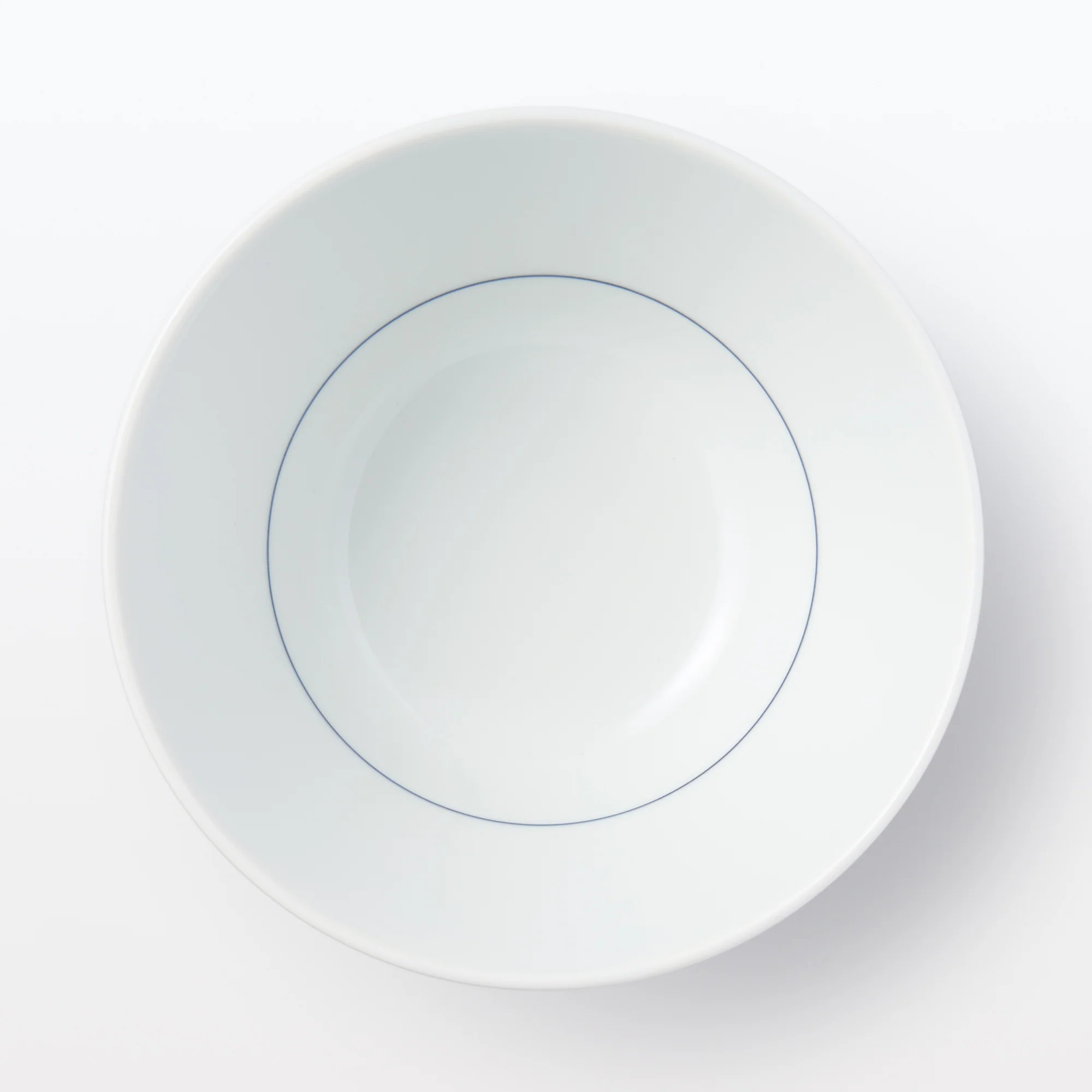 Hasami Ware Rice Bowl - Horizontal Stripes Pattern - Image 4