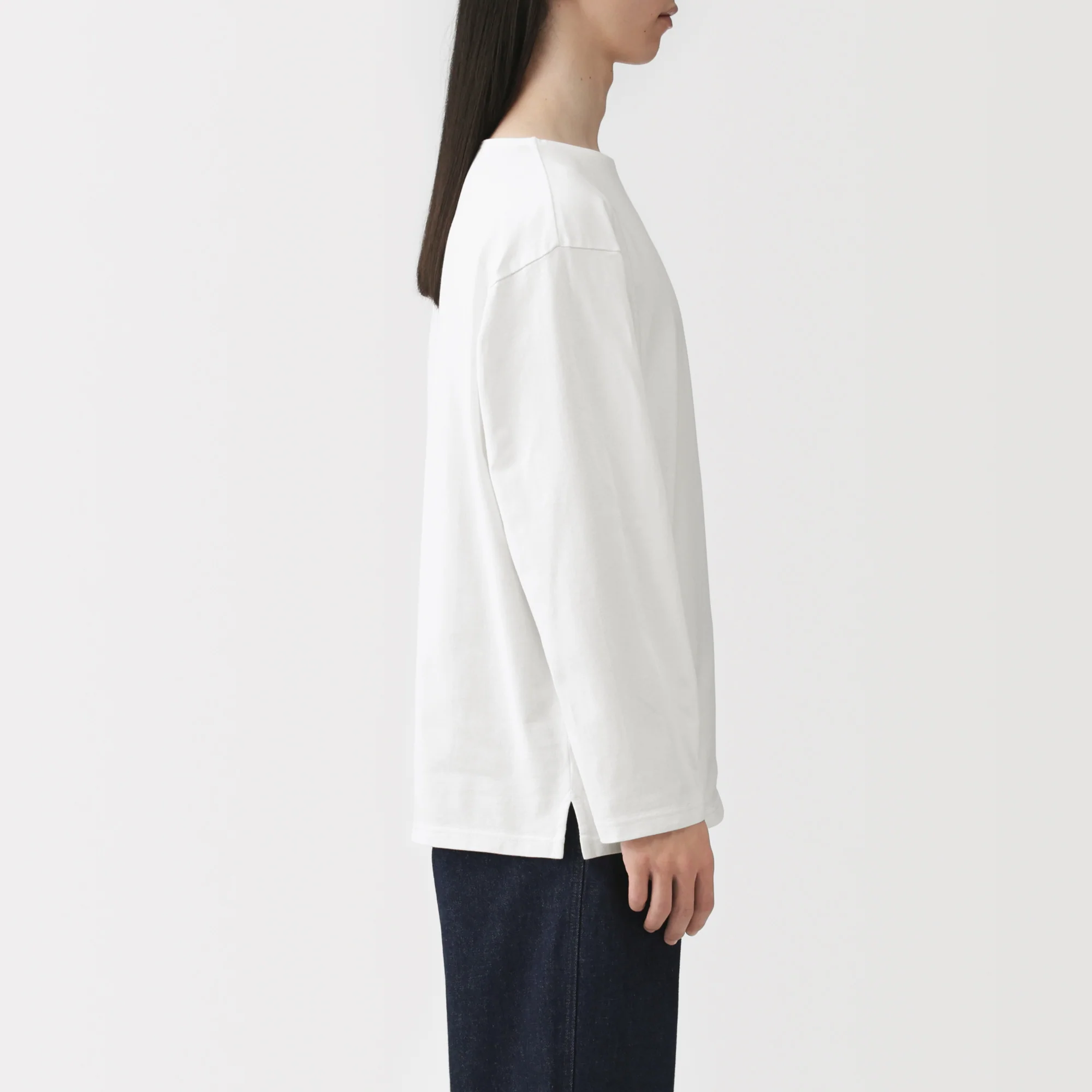 Heavyweight Cotton Boatneck T-Shirt - Image 50