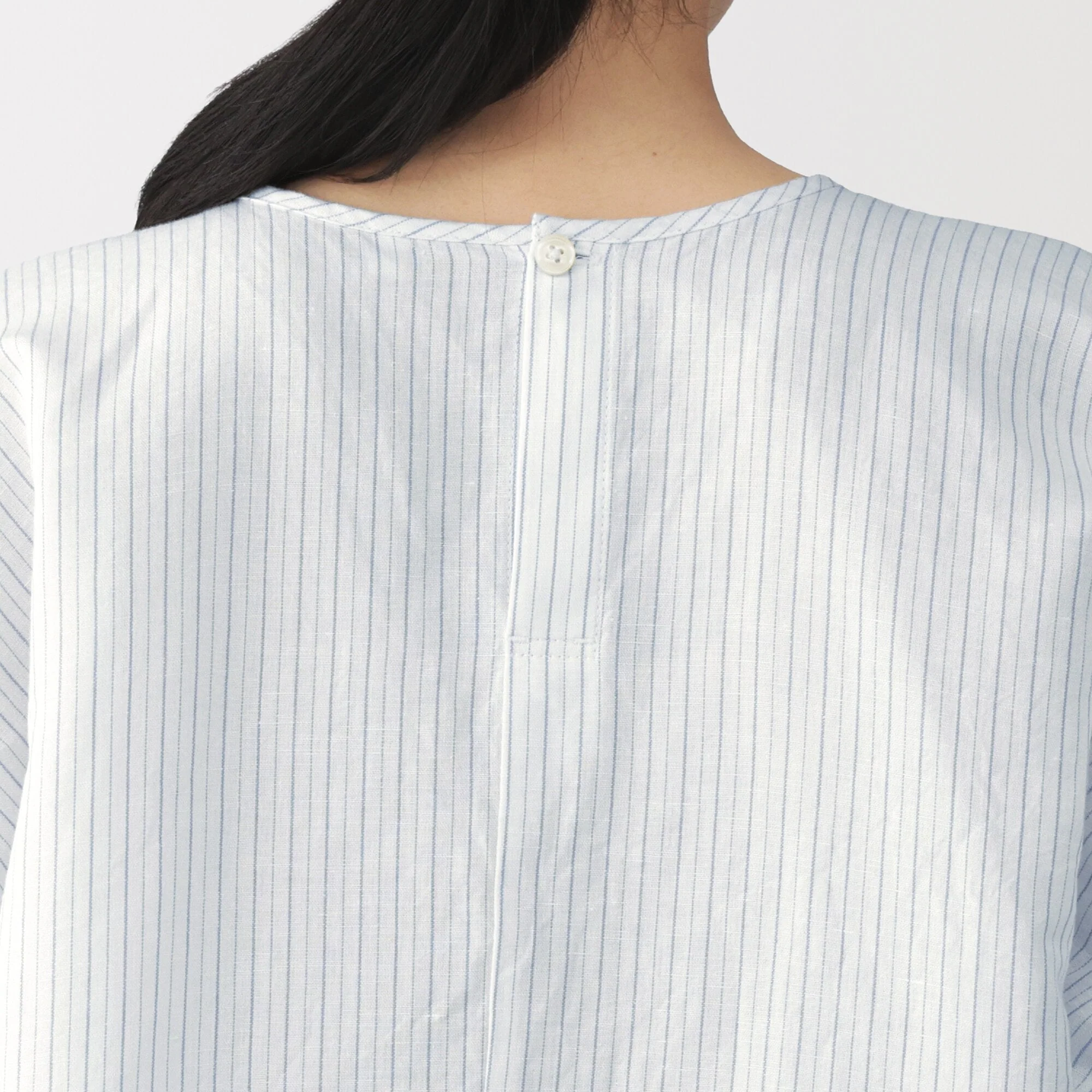 Hemp Cotton Gather Sleeve Blouse - Image 26