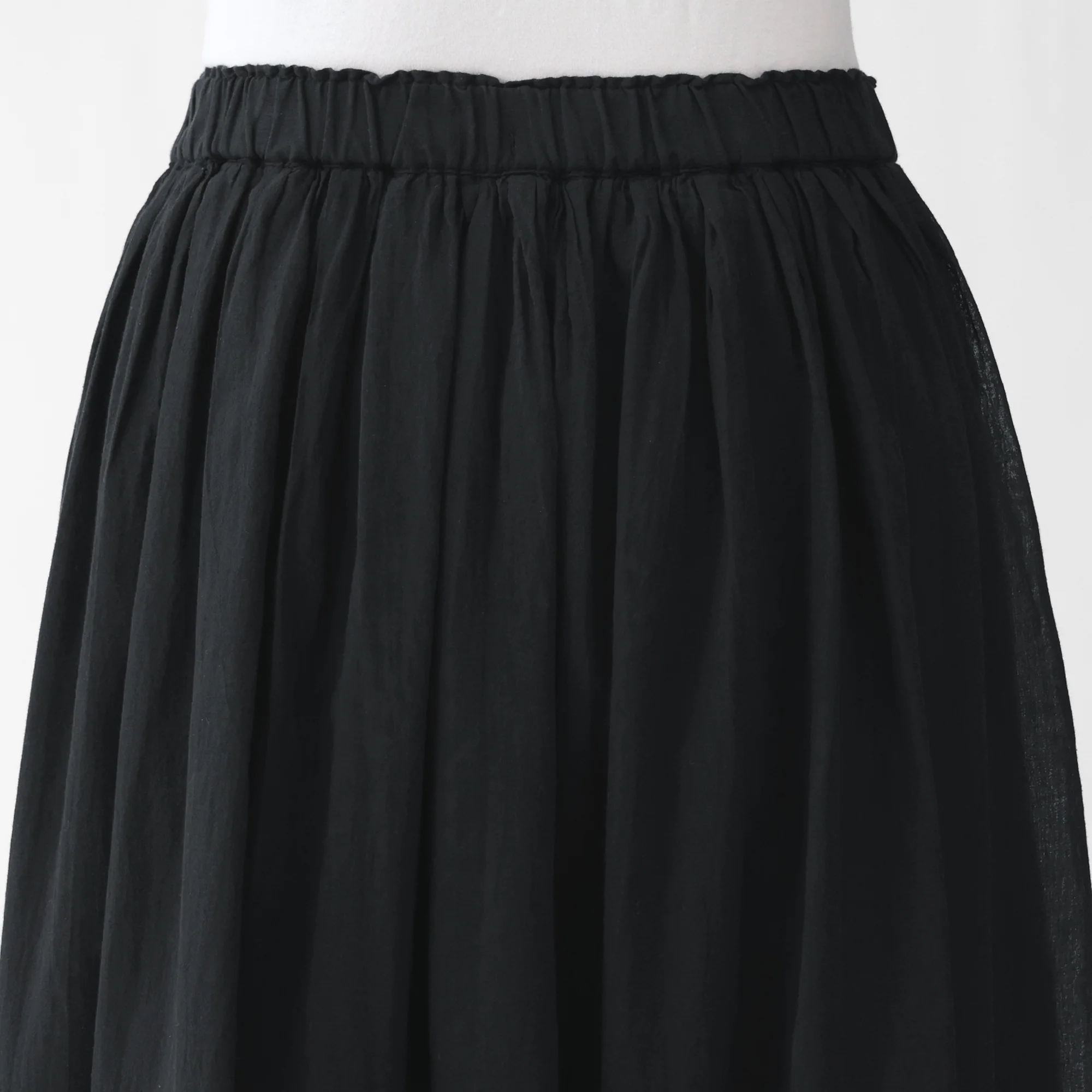 High-Twist Cotton Gathered Skirt - Image 28