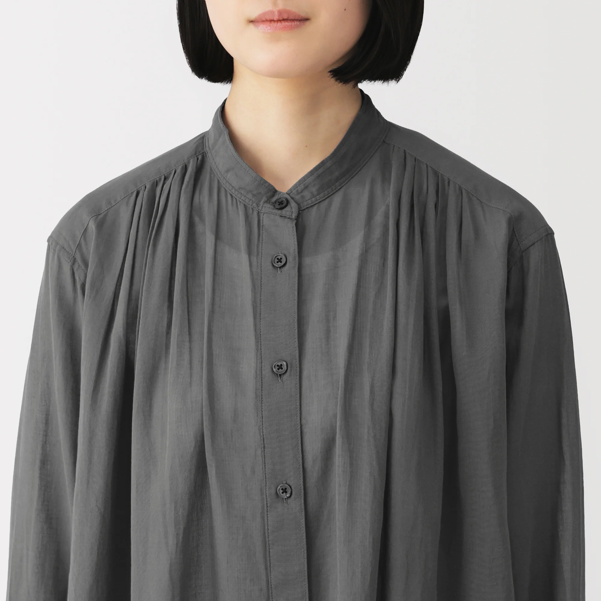 High-Twist Cotton Sheer Dress - Image 15