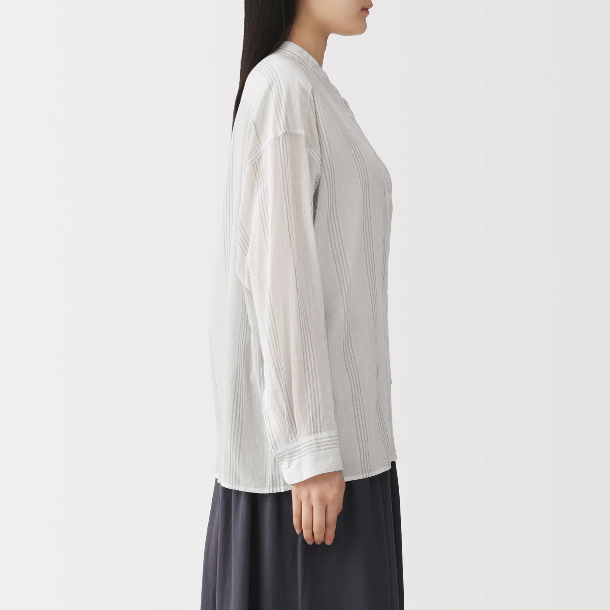 High-Twist Cotton Sheer Shirt - Image 29