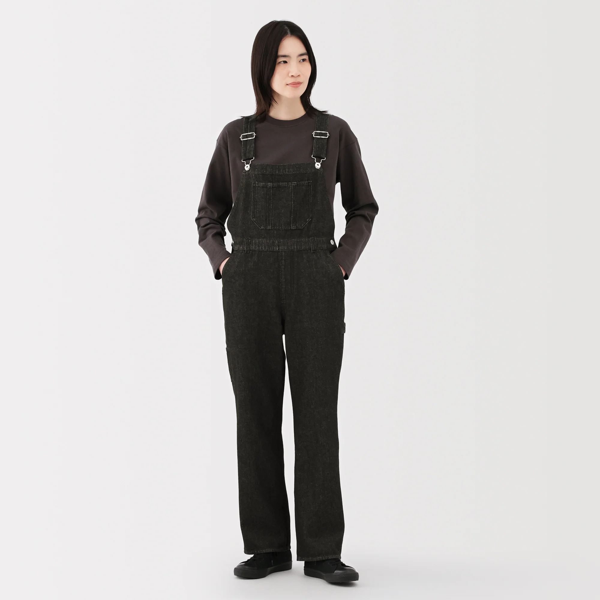 Kapok Blend Denim Overalls