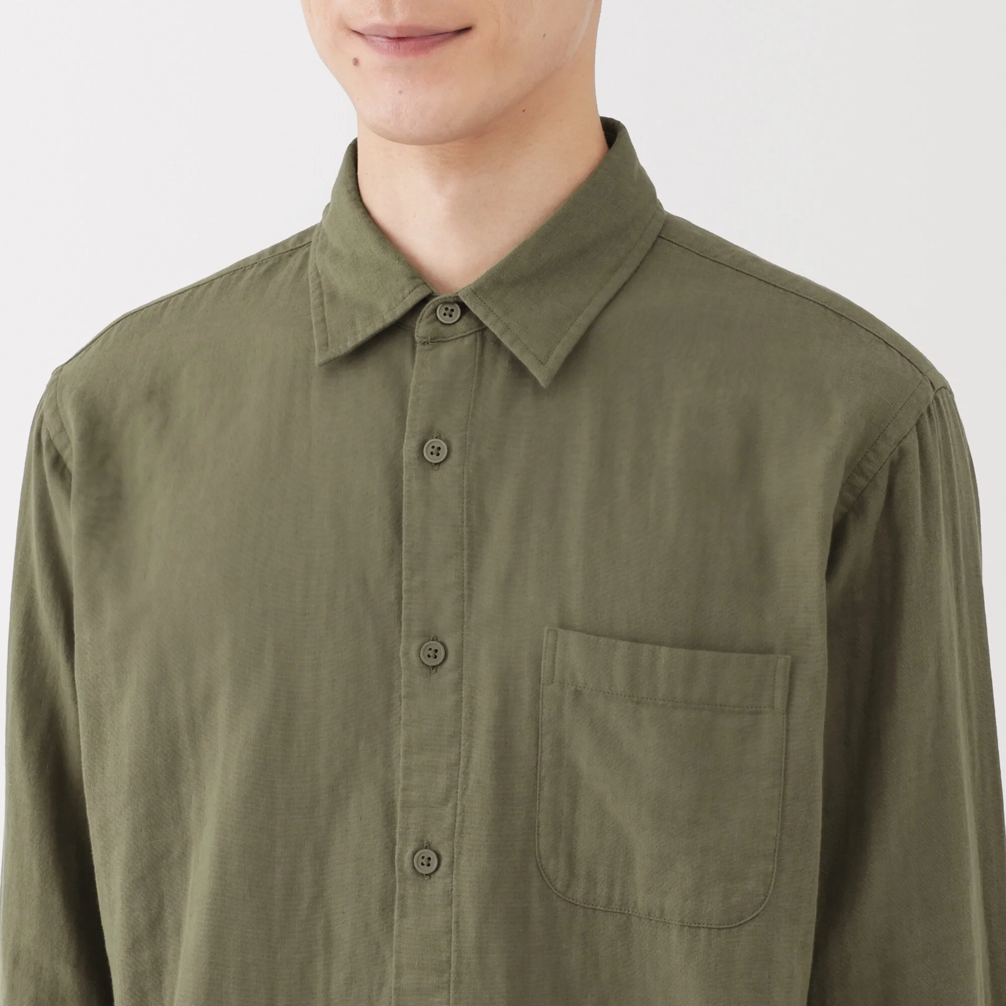 Kapok Blend Double Gauze Shirt - Image 7