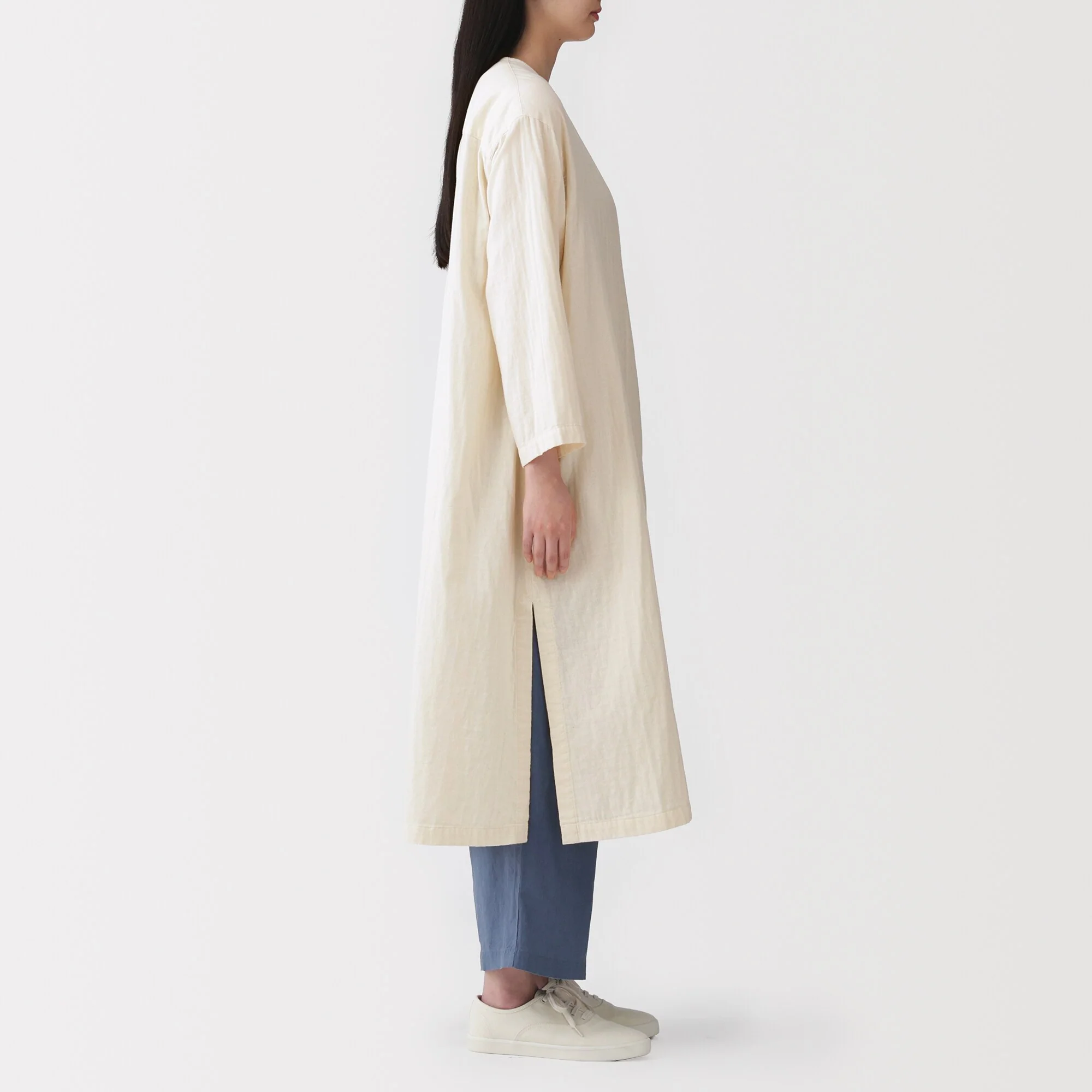 Kapok Blend Double Gauze Wrap Dress - Image 13