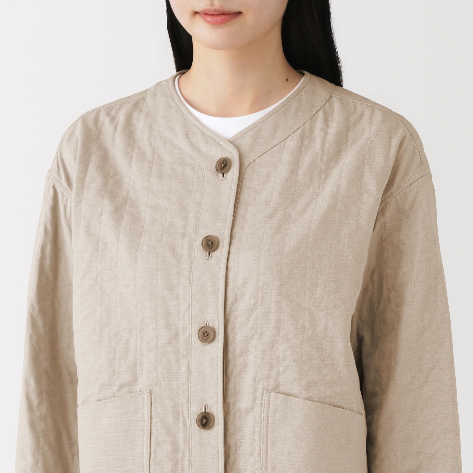 Kapok Blend Quilted Jacket - Image 25