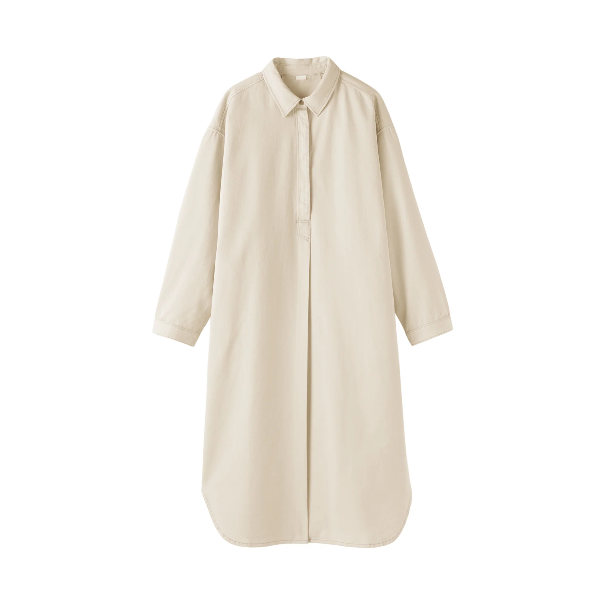 Kapok Blend Twill Dress - Image 2