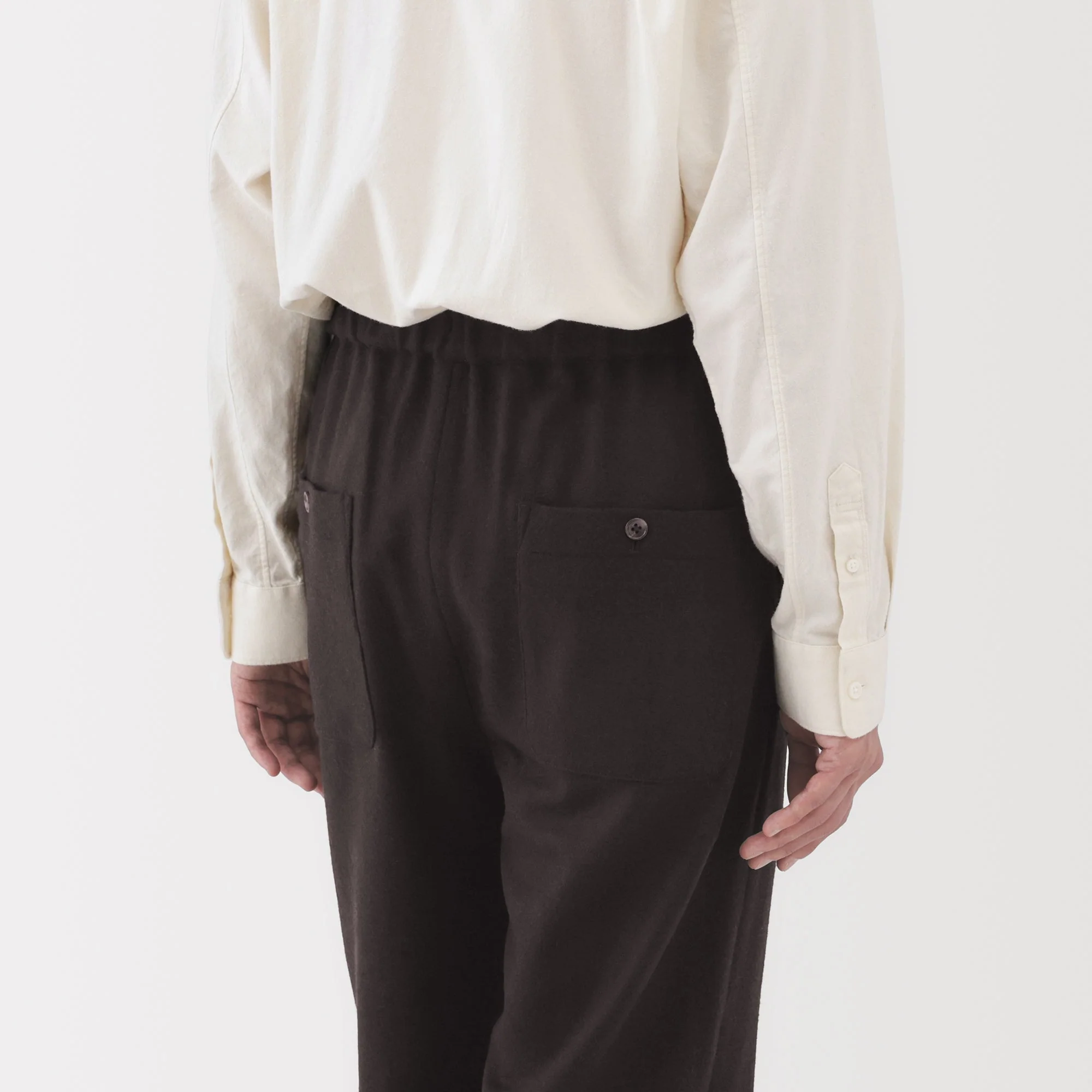 Labo Cashmere Mix Easy Pants - Image 8