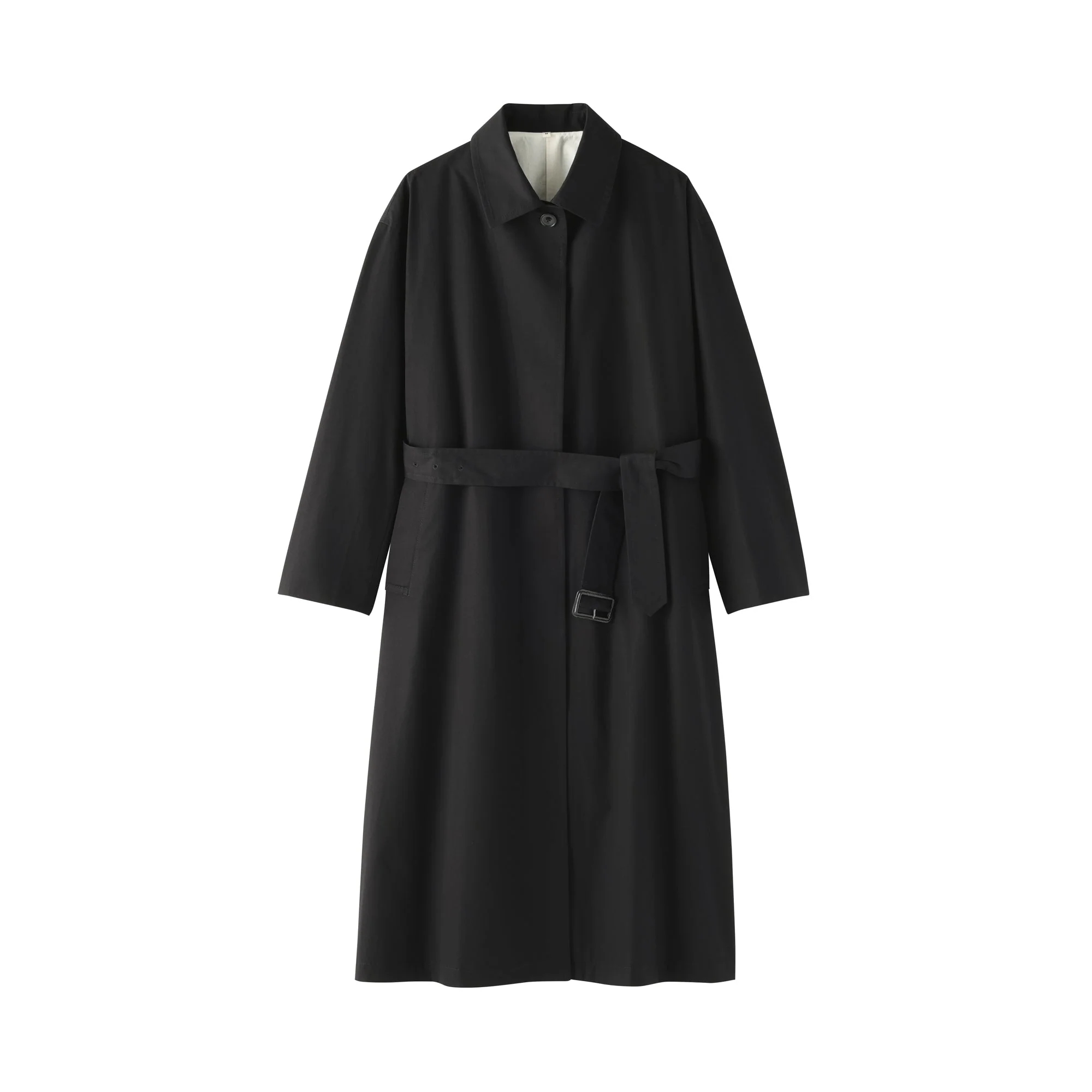 Labo Cotton Single Breasted Coat - Image 2