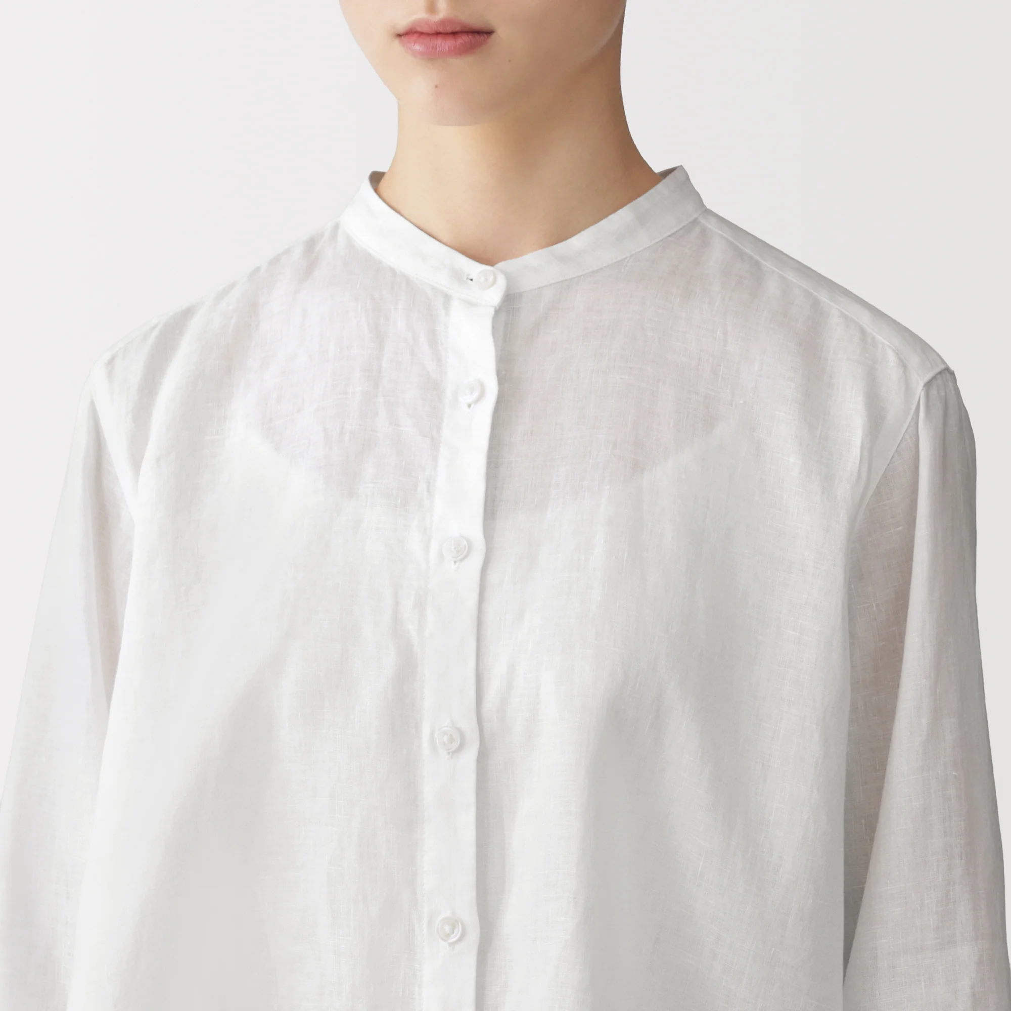 Linen 3/4 Sleeve Blouse - Image 25