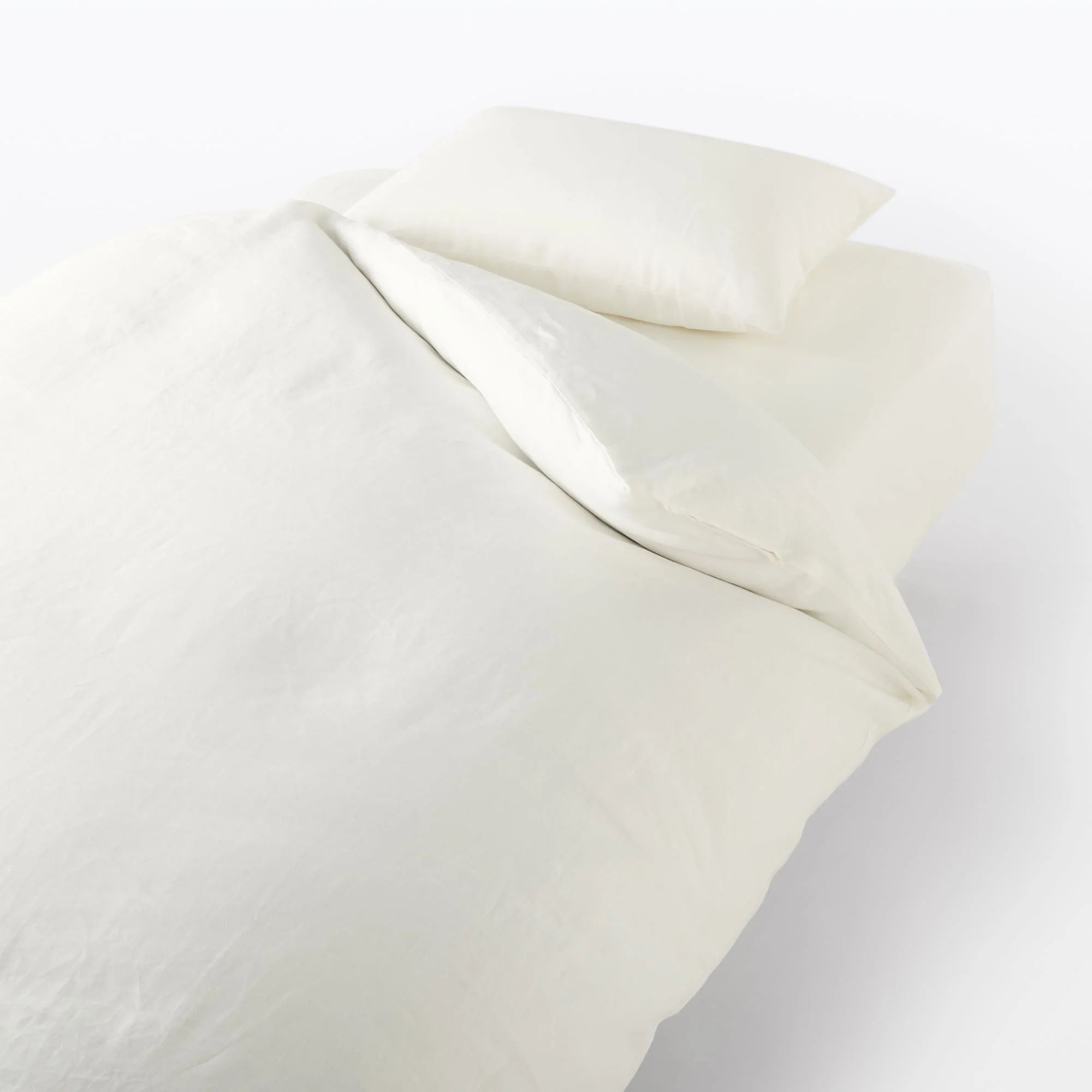 Linen Plain Weave Fitted Sheet - Image 2