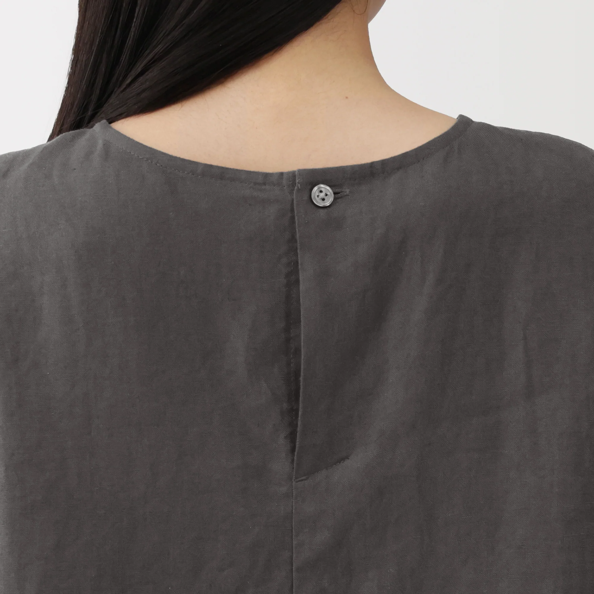 Linen Sleeveless Dress - Image 16