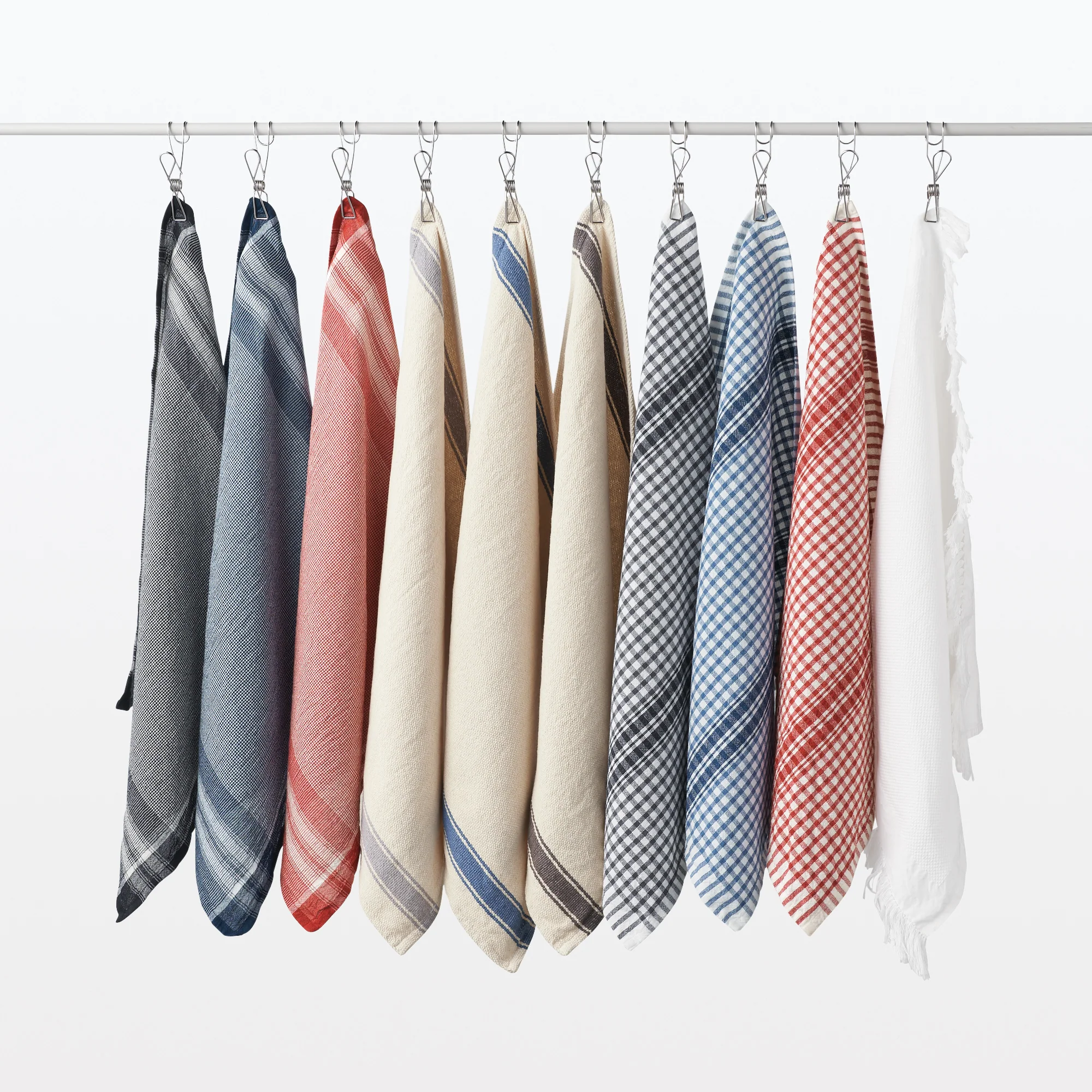 Low-Count Indian Cotton Multipurpose Cloth Striped Ends - Image 6