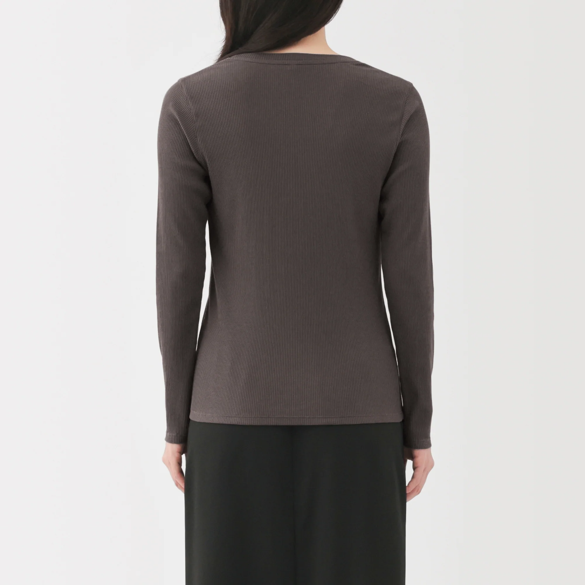 Lyocell Blend Rib T-Shirt - Image 30