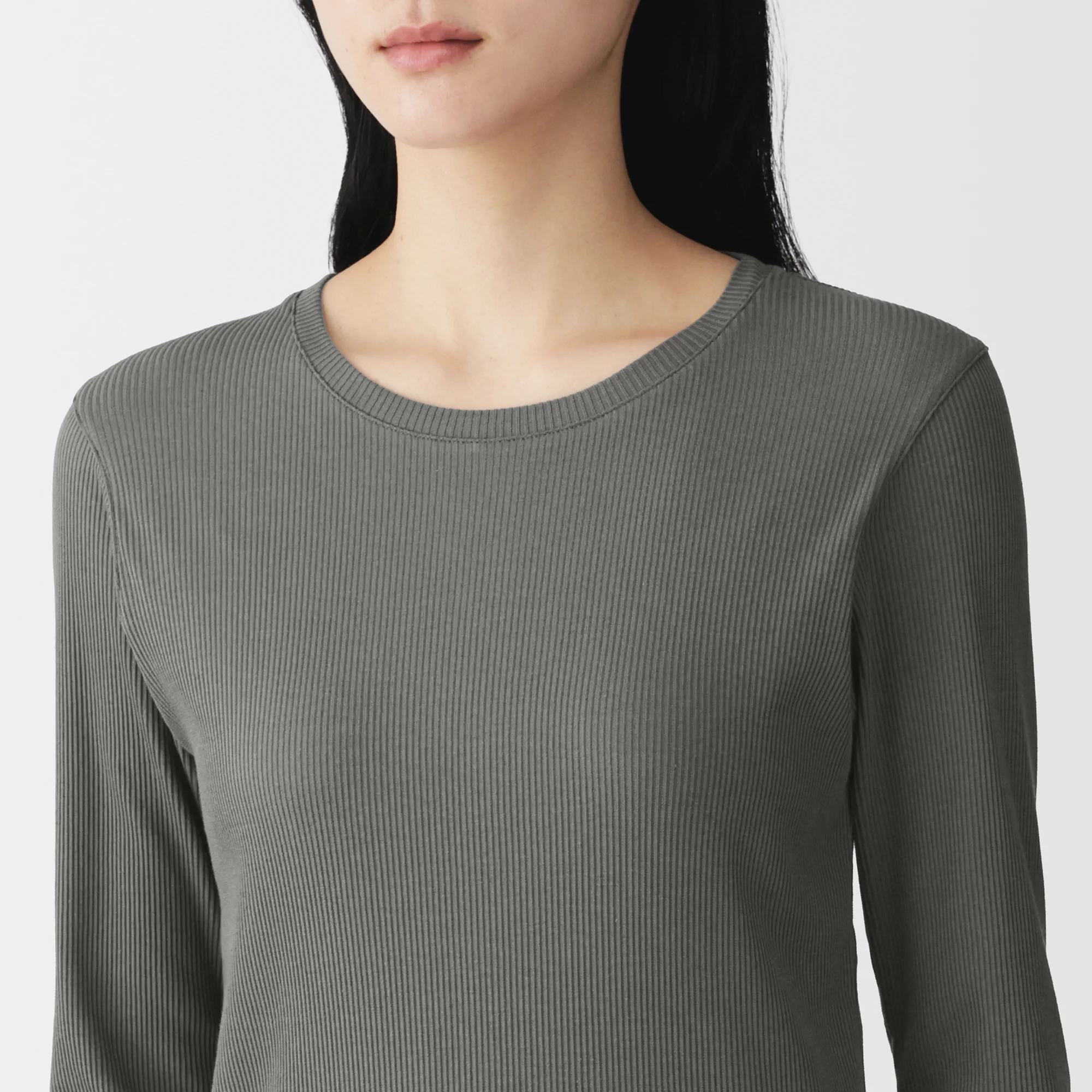 Lyocell Blend Rib T-Shirt - Image 23