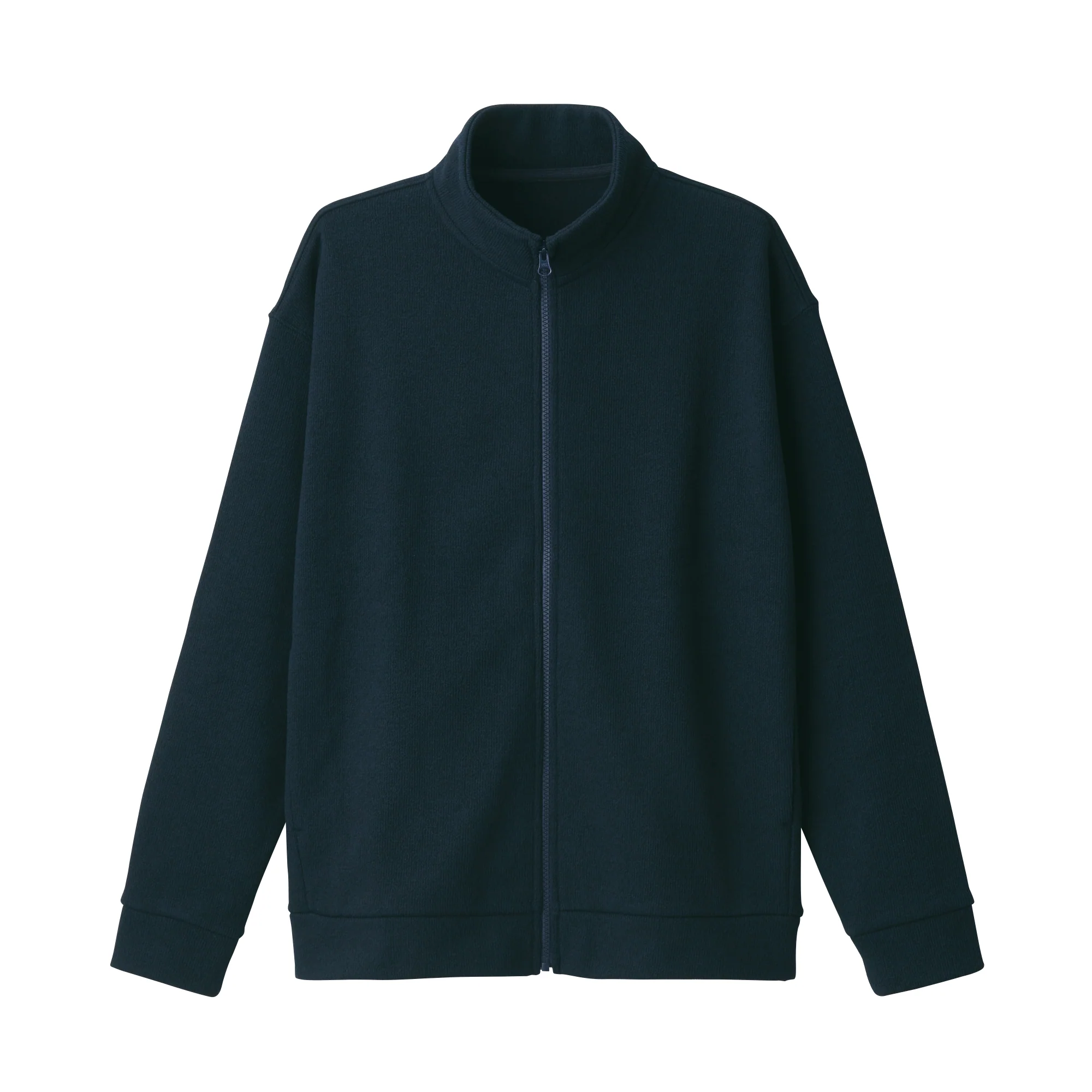 Men's Knit Fleece Stand Collar Jacket - Image 2