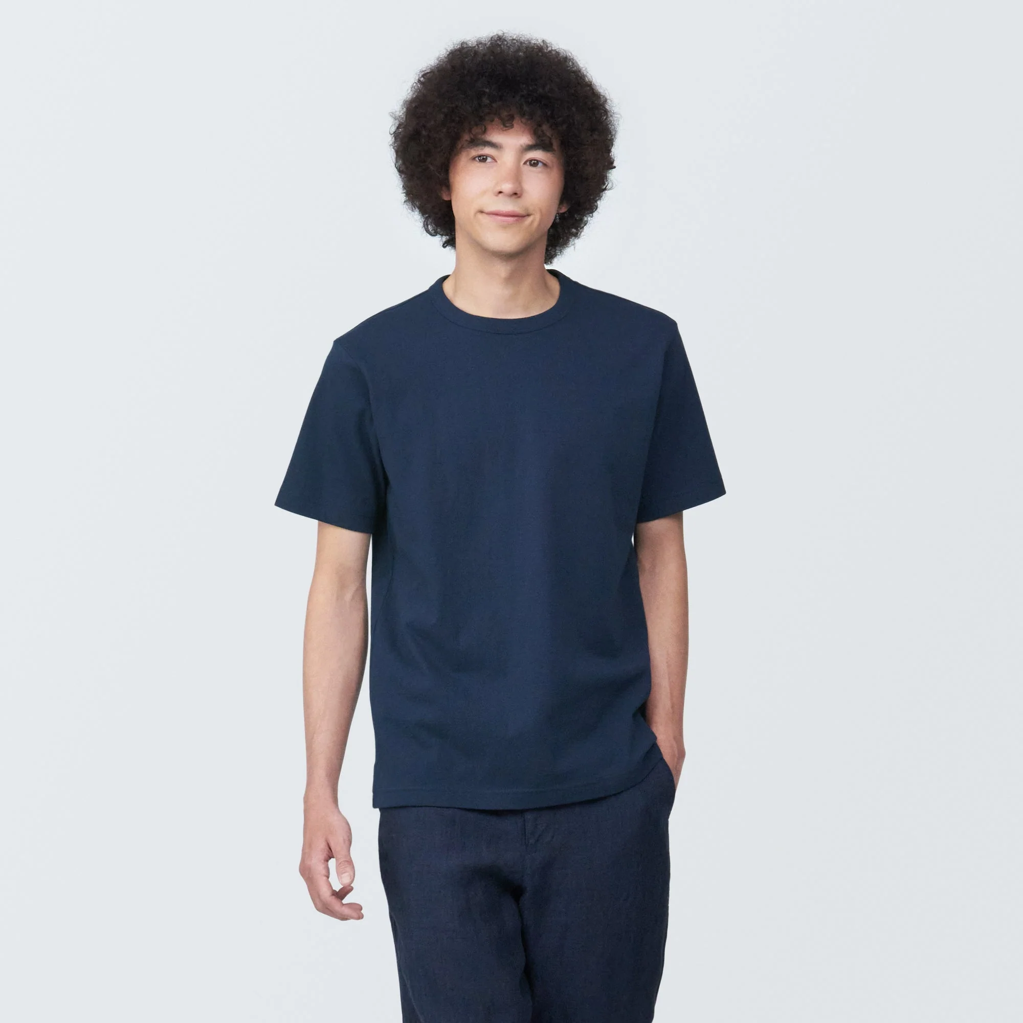Men's Washed Heavyweight Crewneck T-Shirt - Image 31
