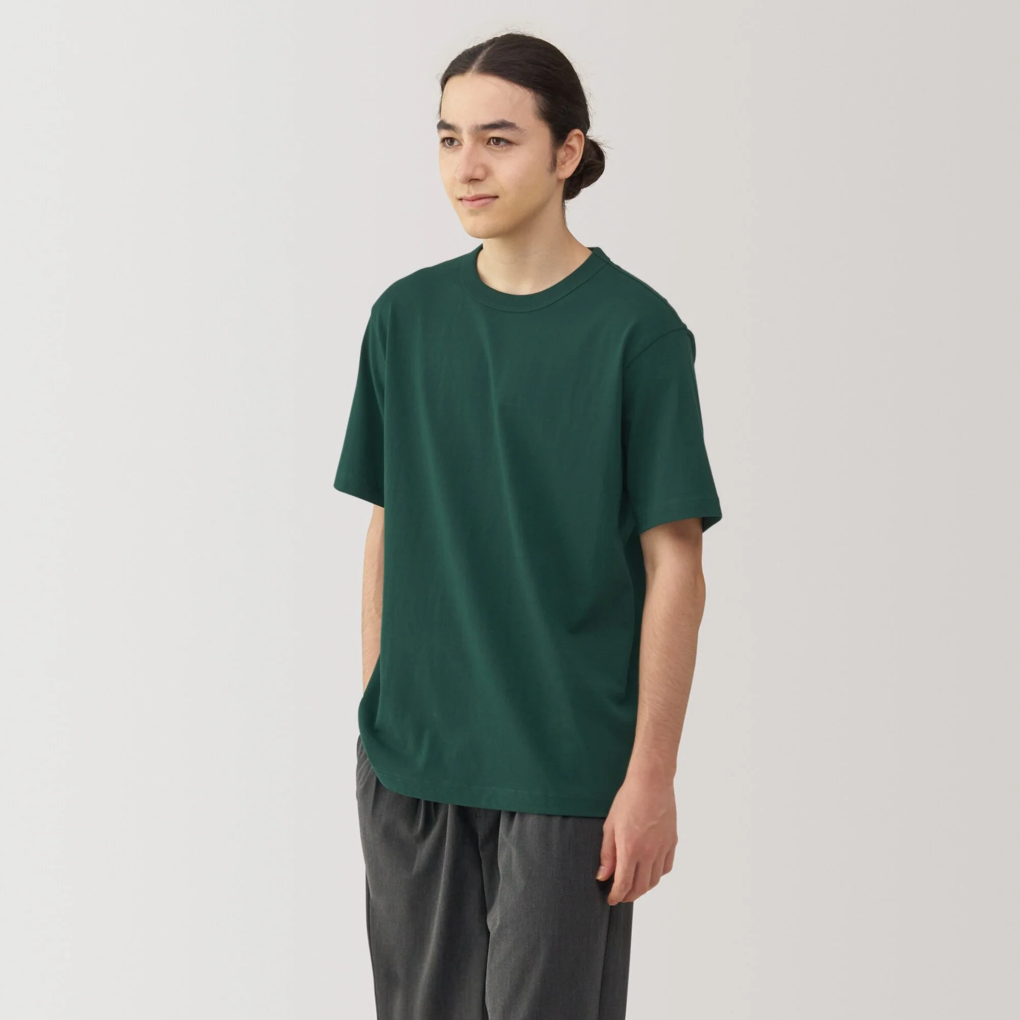 Men's Washed Heavyweight Crewneck T-Shirt - Image 3