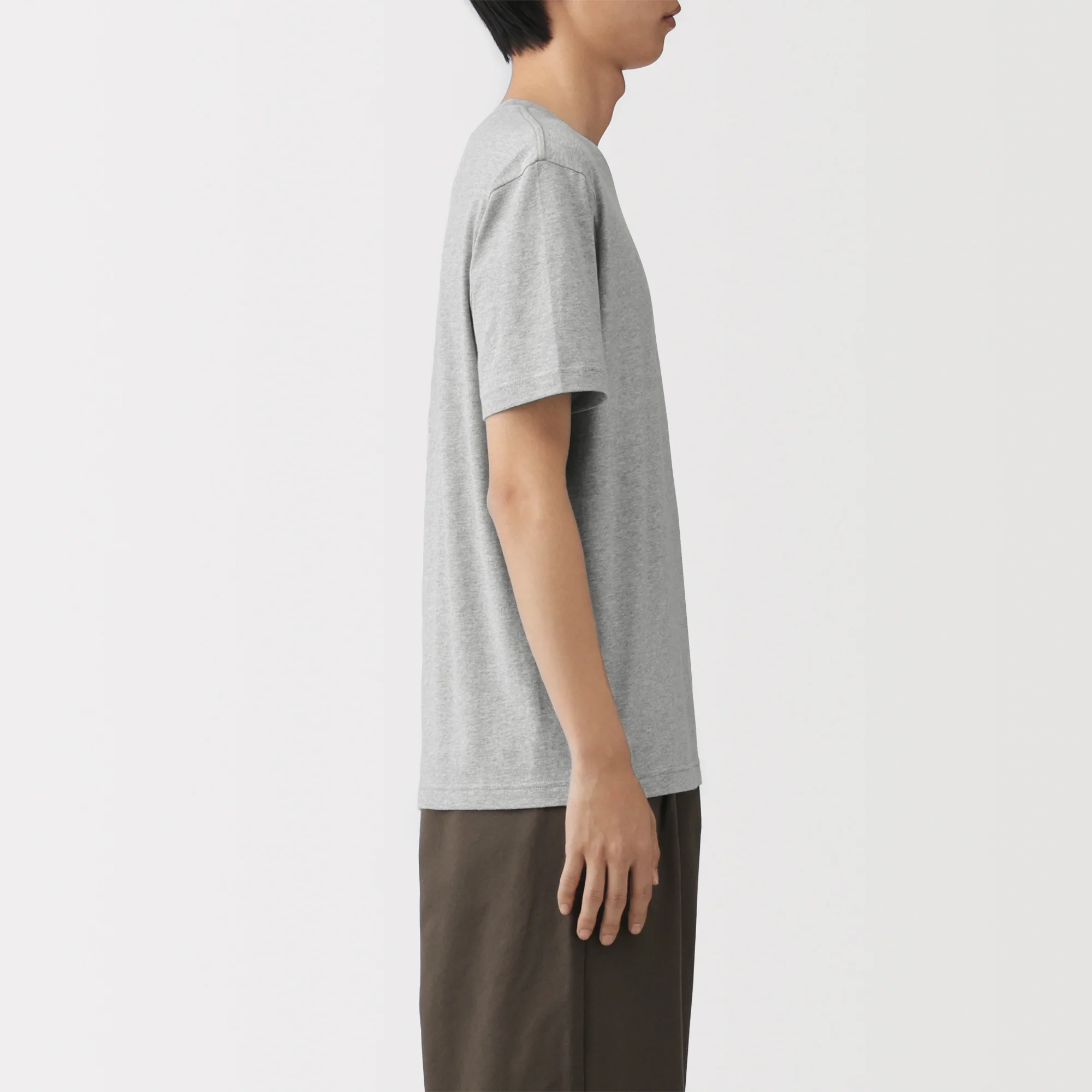 Men's Washed Jersey Crew Neck Short Sleeve T-Shirt - Image 34