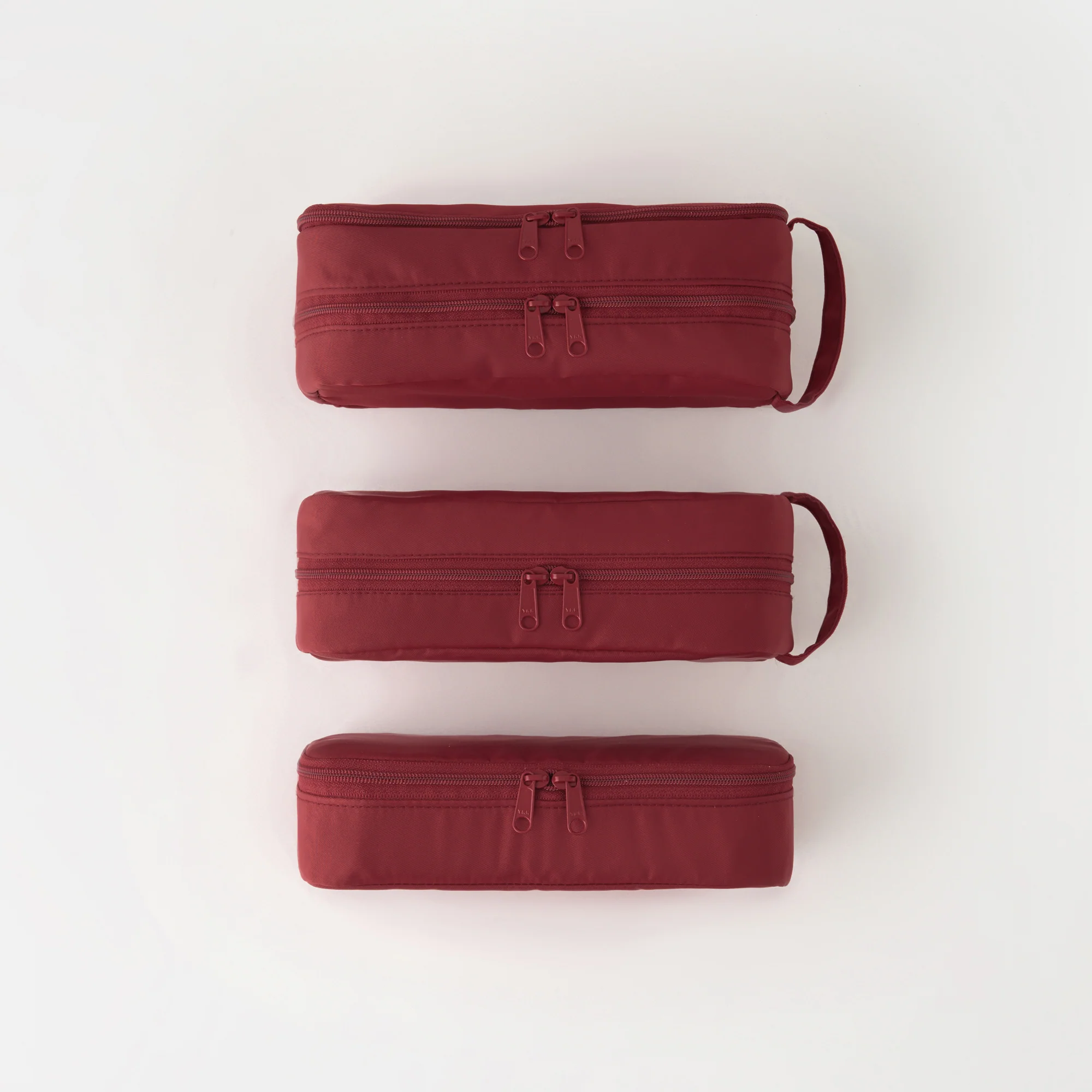 Nylon Pen Case with Window - Red - Image 11