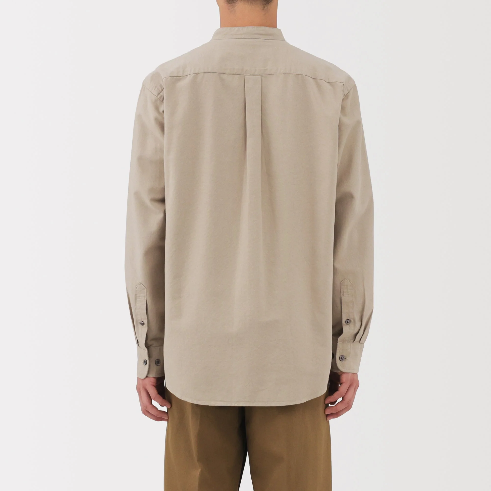 Oxford Stand Collar Shirt - Image 33