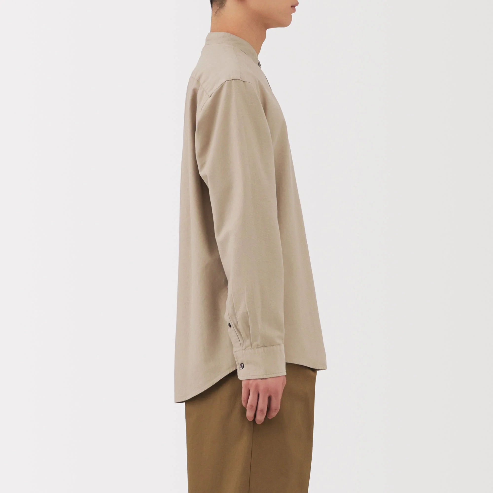 Oxford Stand Collar Shirt - Image 5
