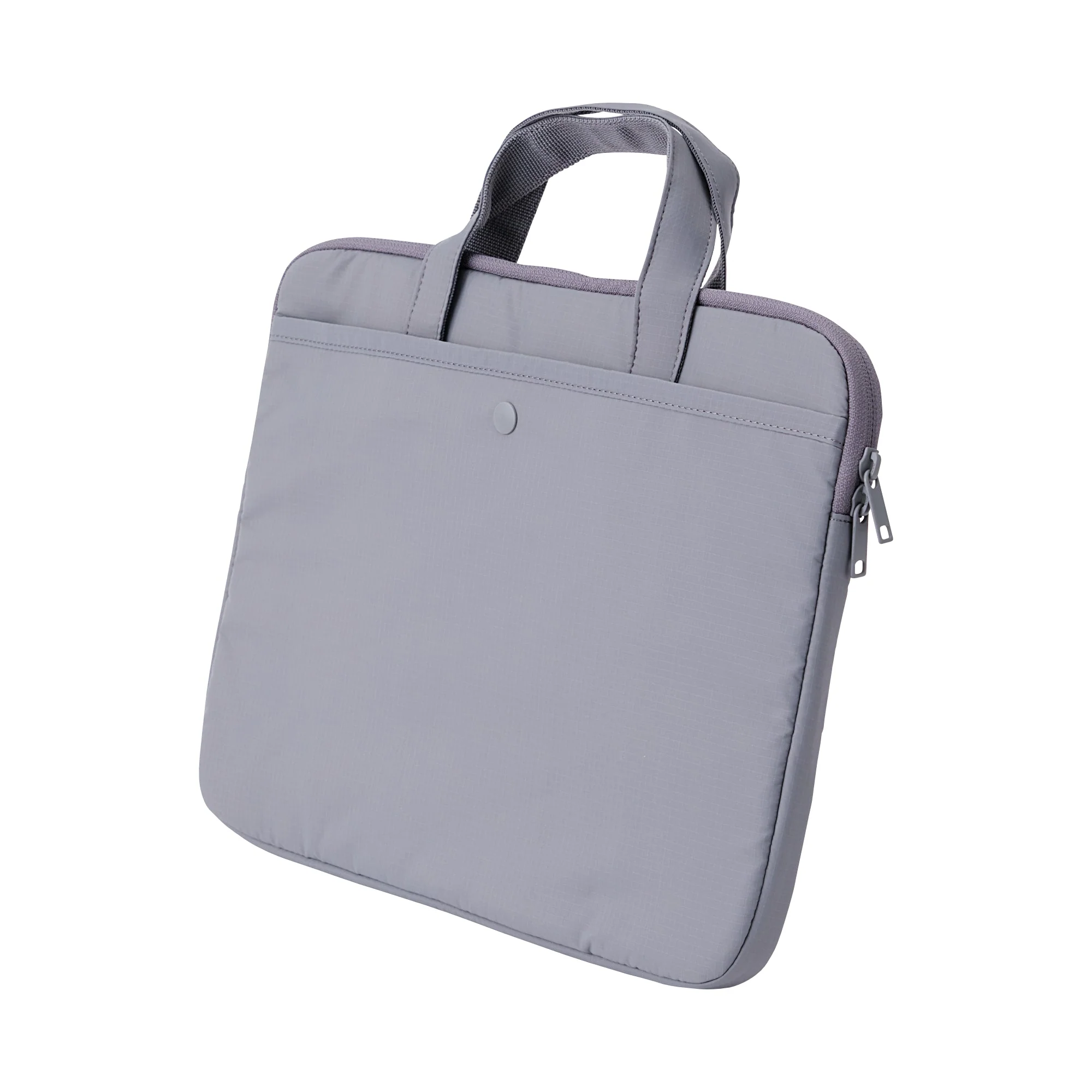 Parachute Cloth Wide Laptop Bag - Gray