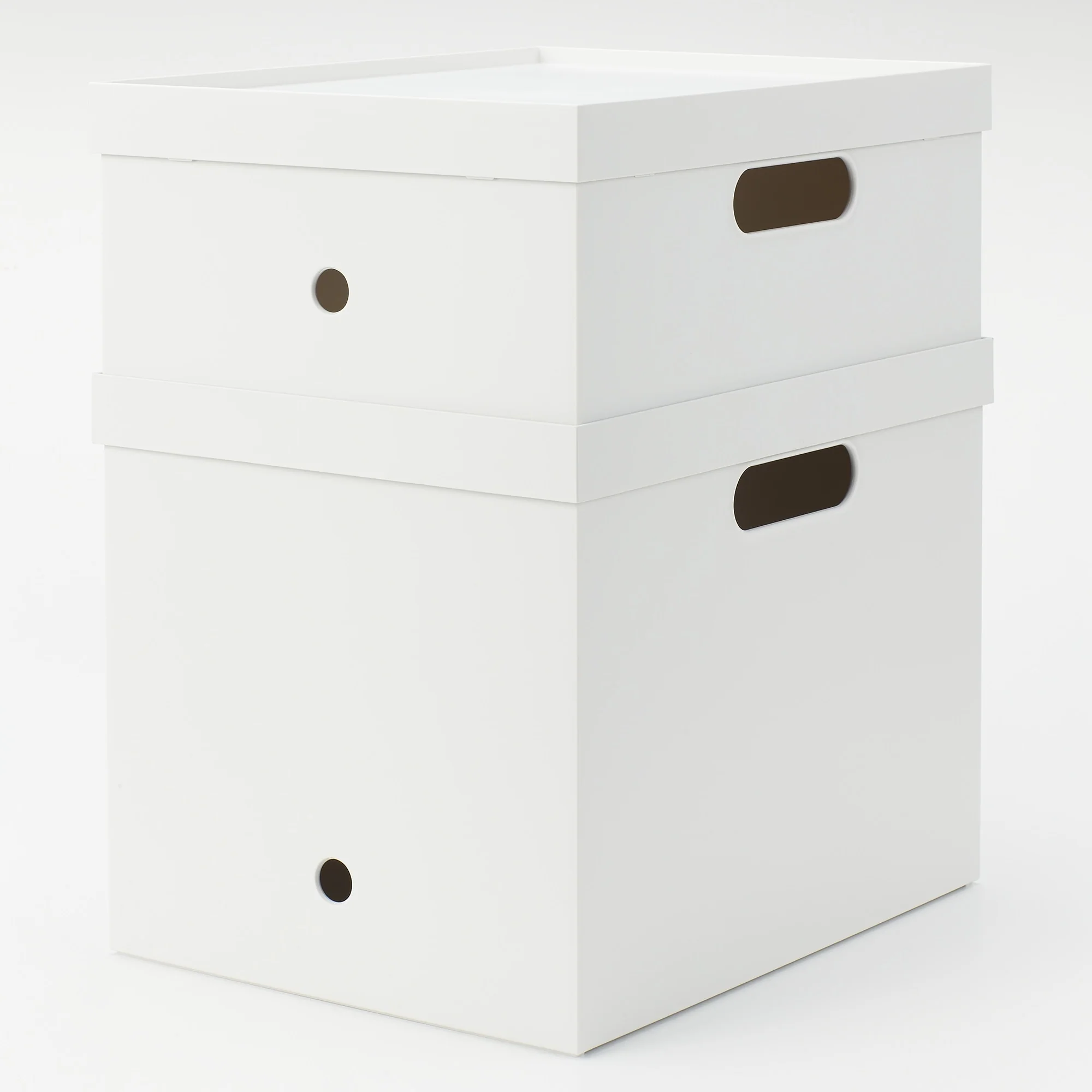 Polypropylene File Box - White Gray ( W25 cm / 9.8") - Image 7