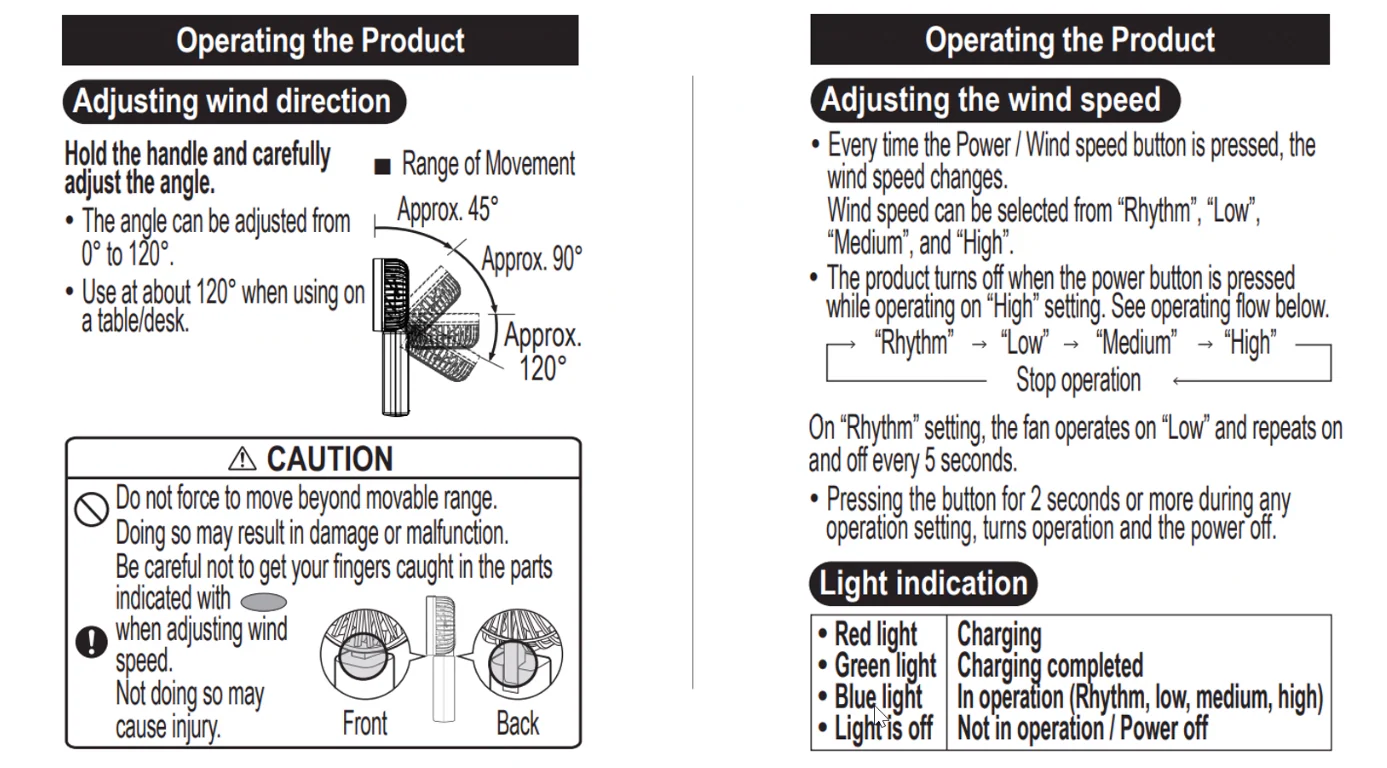 Rechargeable Compact Handheld Fan - Image 13