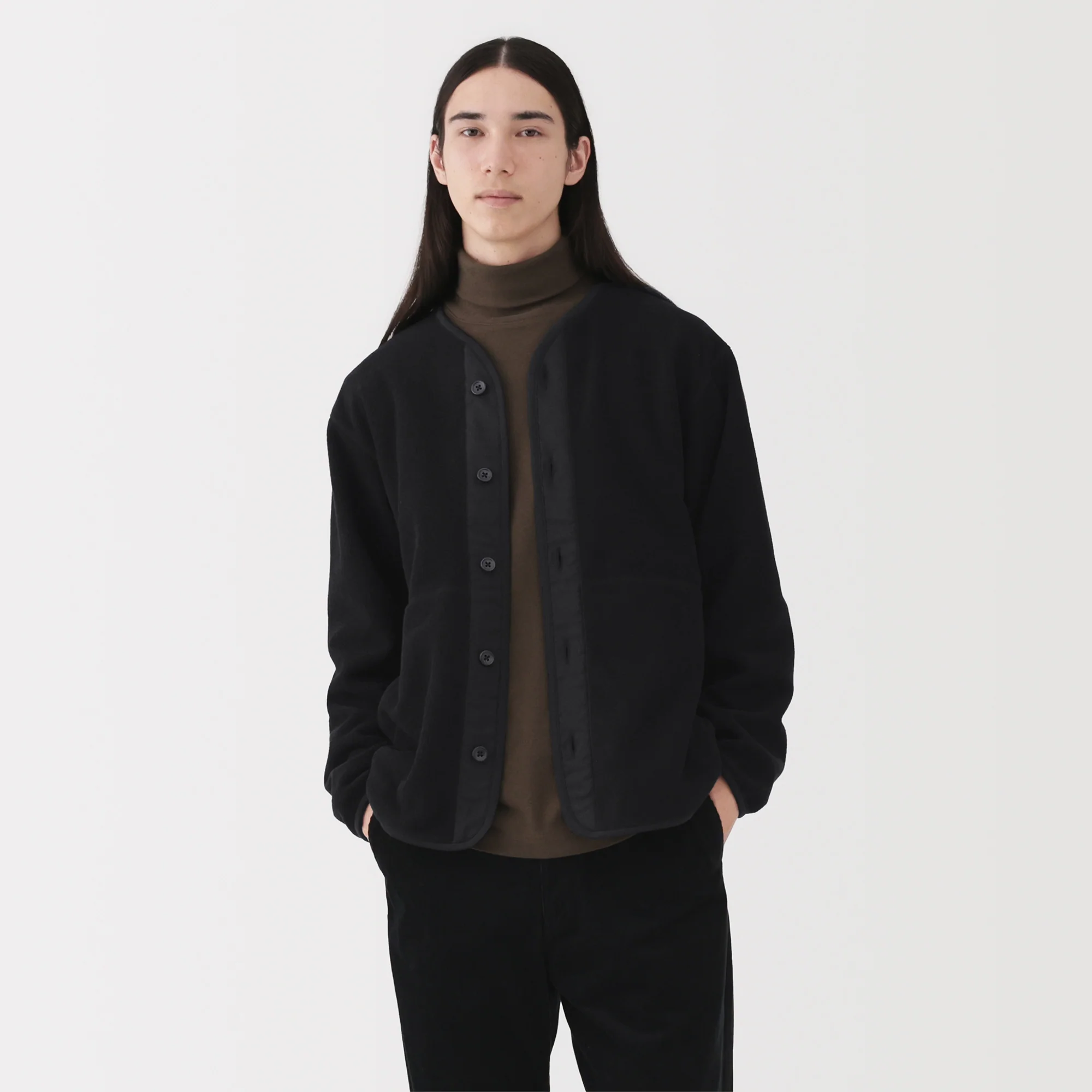Recyclable Fleece Cardigan