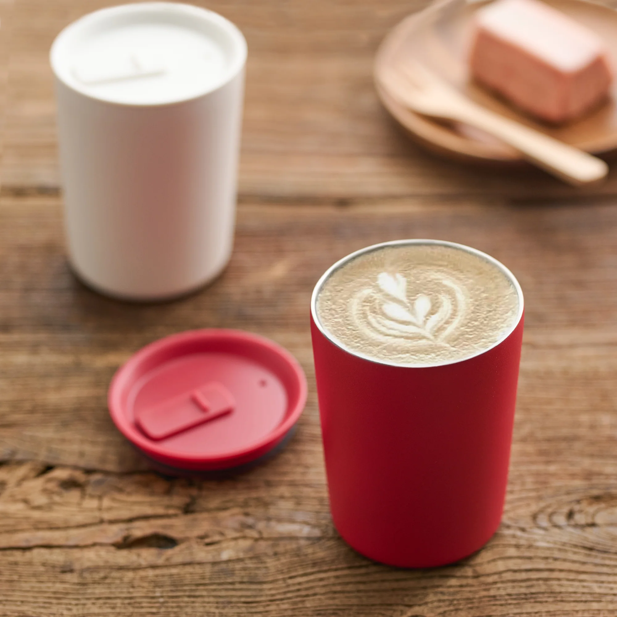 Stainless Steel Tumbler - White (15.2 fl oz) - Image 20