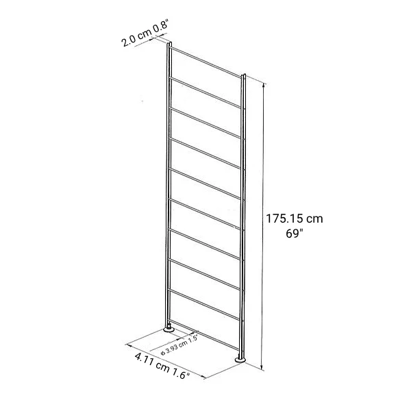 SUS Shelving Unit Additional Frame - White Gray - Large - Image 2