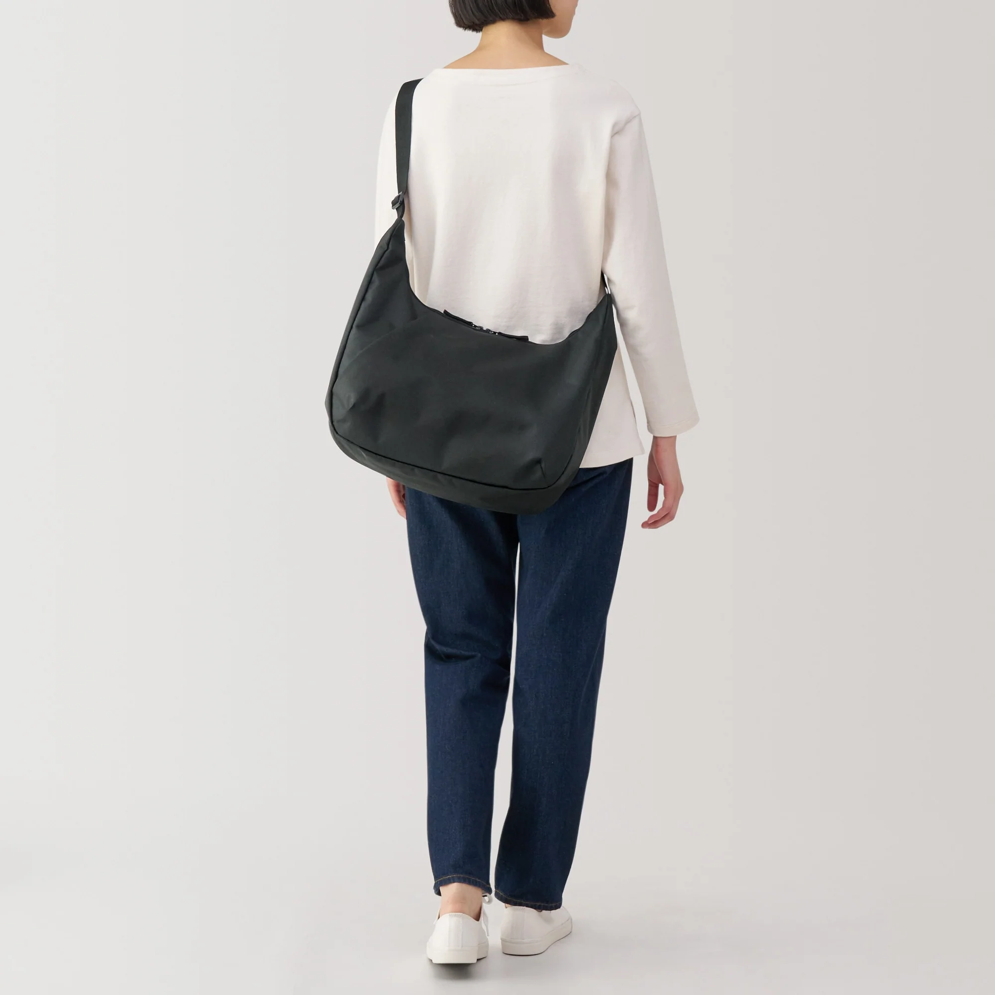Water Repellent 2-Way Shoulder Bag - Image 9