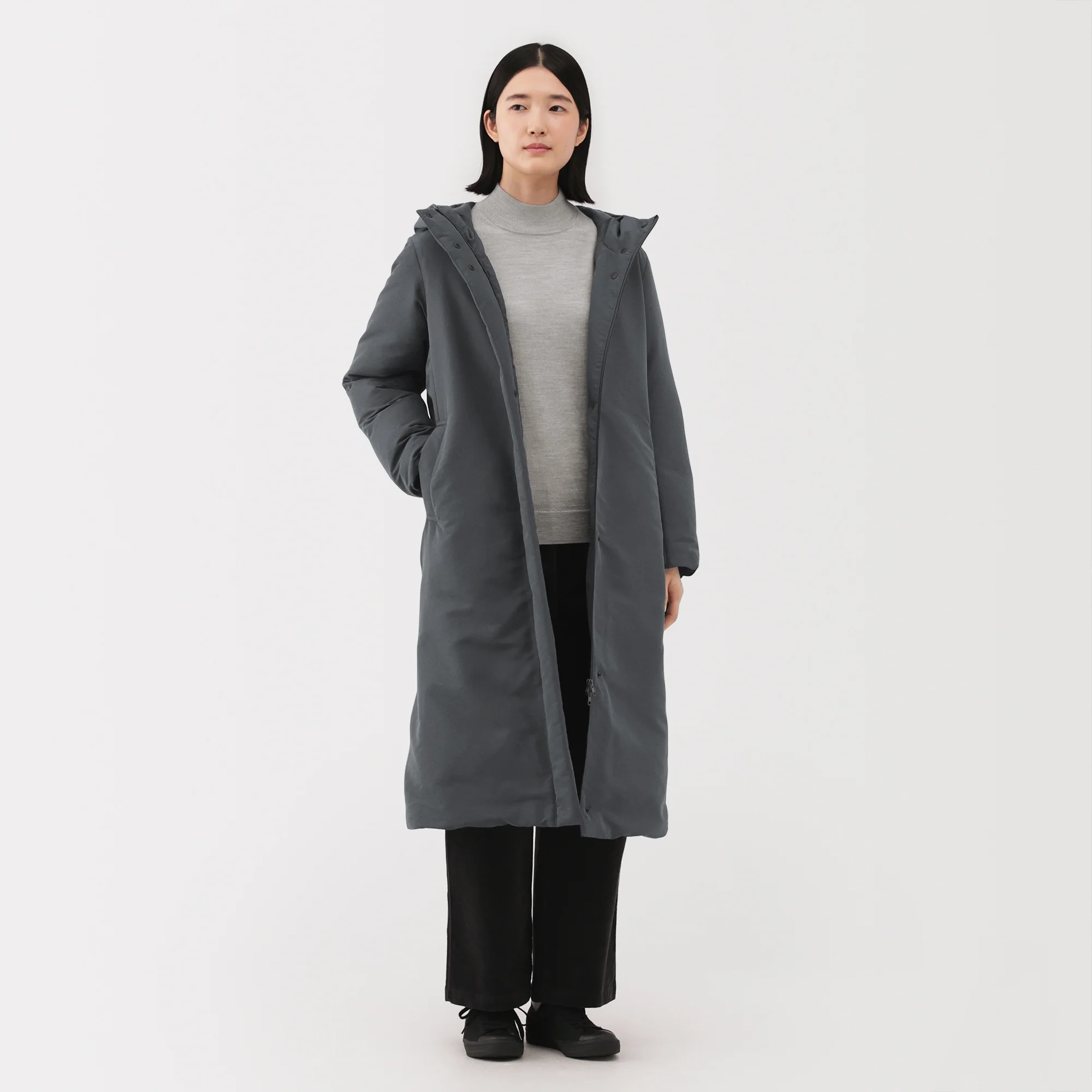 Water-Repellent Down Long Coat - Image 3