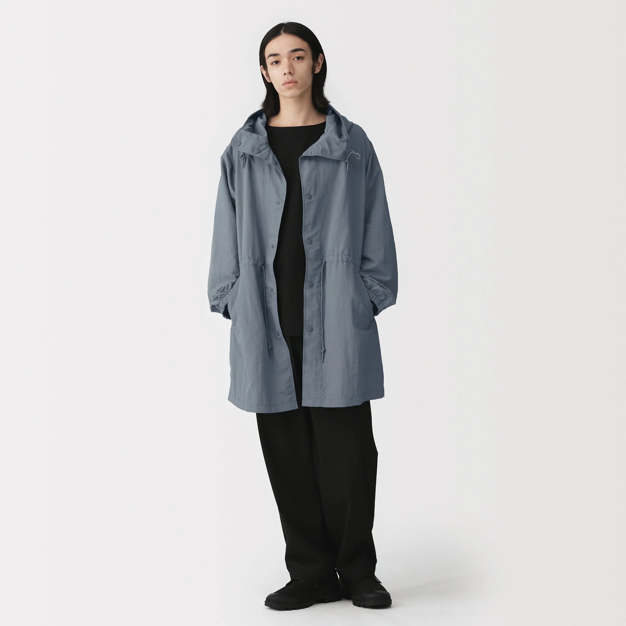 Water Repellent Hooded Coat